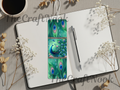 Aluminum Metal Bookmarks, Peacock Images, A little luxury for every chapter