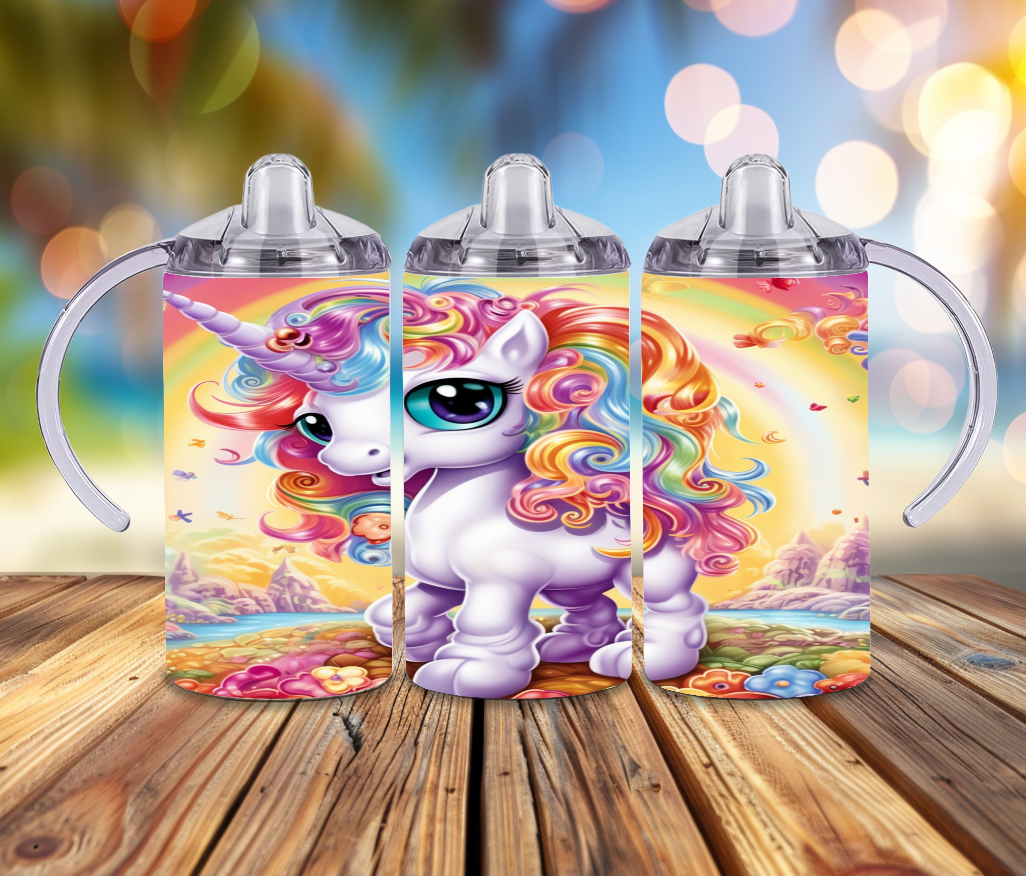 Magical Unicorn Stainless Steel Tumblers. Multiple Sizes and Images Available.