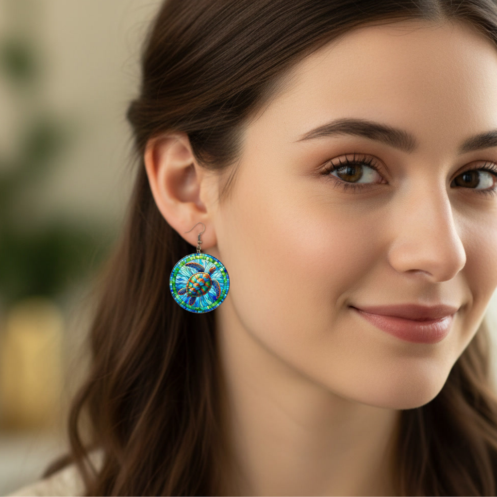 Sea Turtle Earrings — Choose Your Design