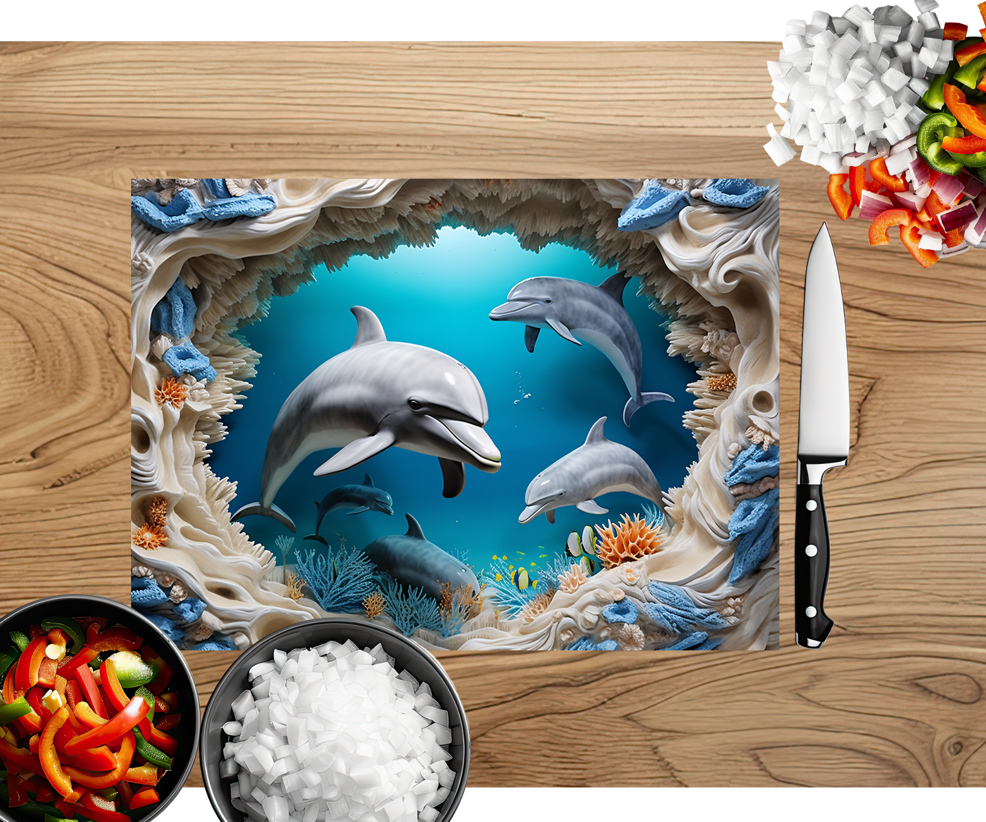 Make a Splash Dolphin Cutting Board