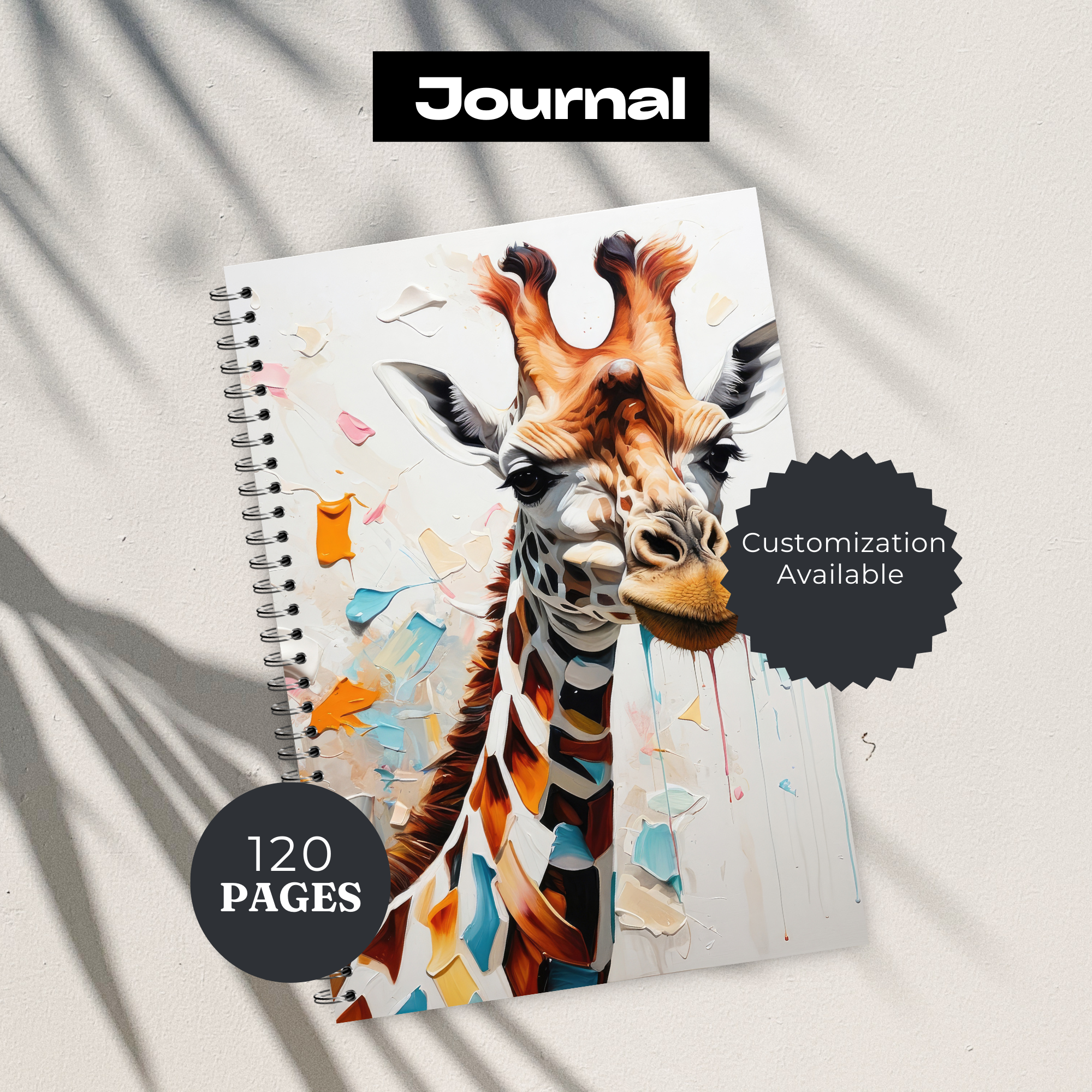 Tall & Kind Giraffe Writing Journal