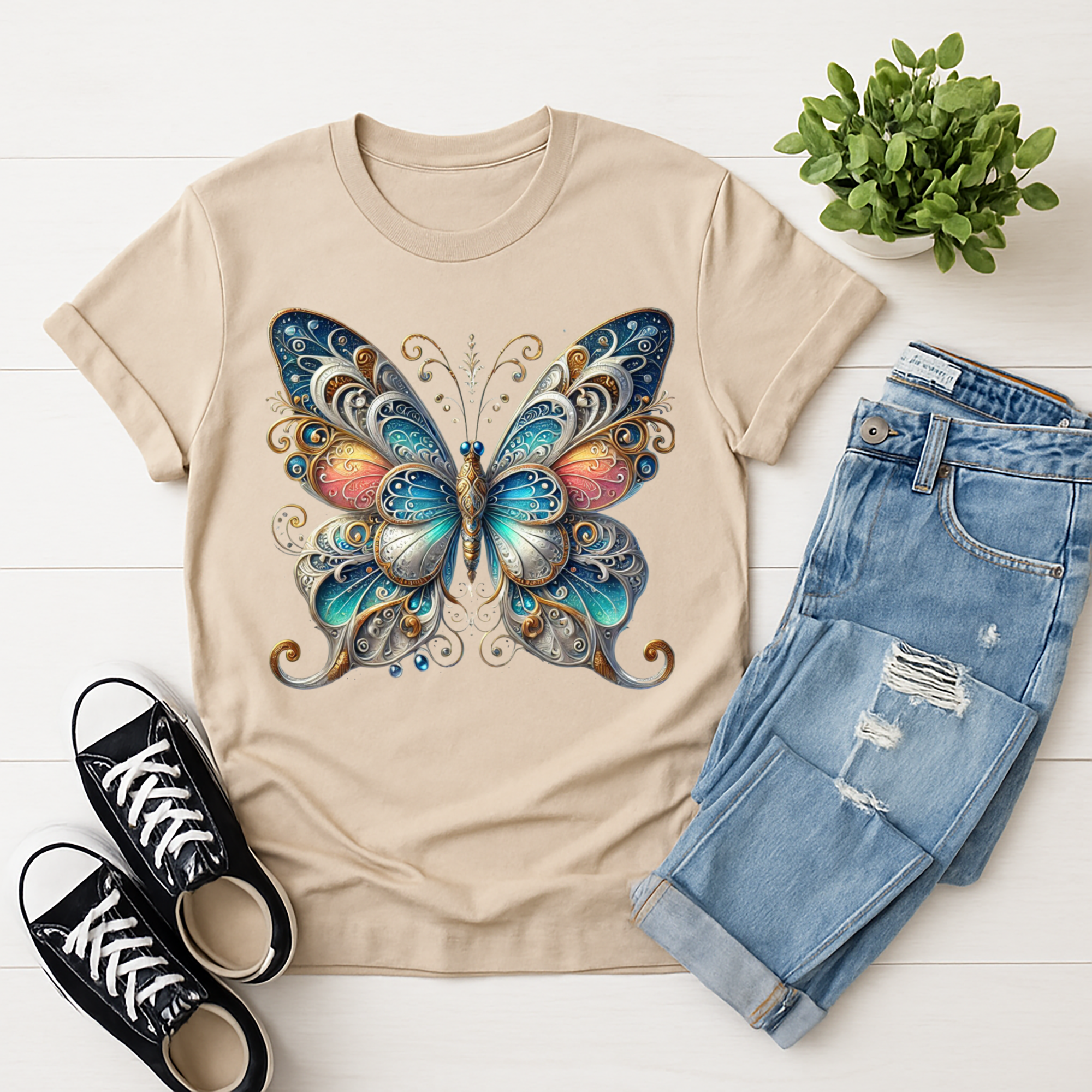Fancy Butterfly Tee