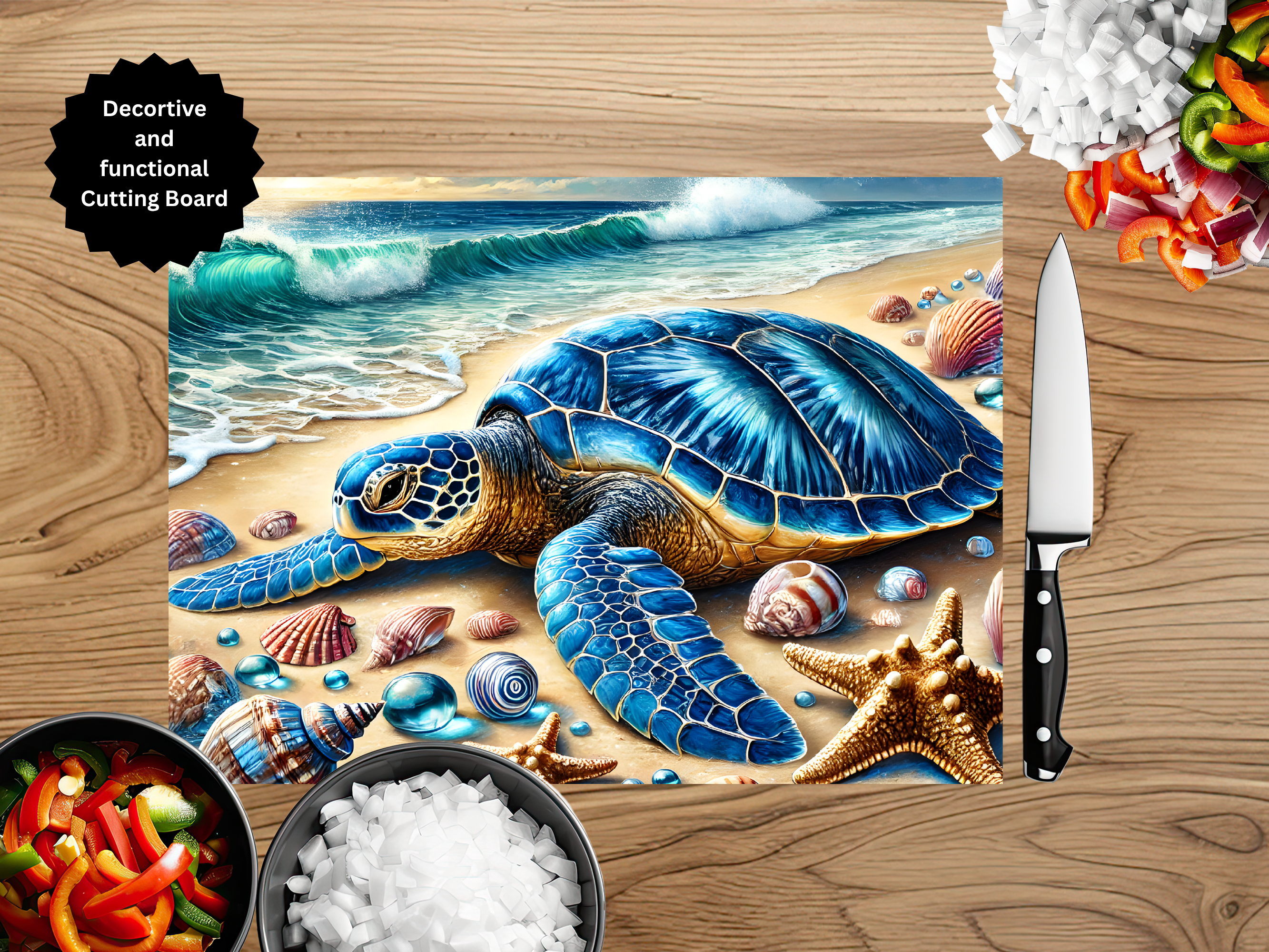 Sea Turtle Cutting Board
