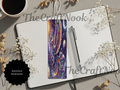 Phoenix Bookmarks - Handcrafted Metal Fire Bird Bookmarks with Beads & Glitter