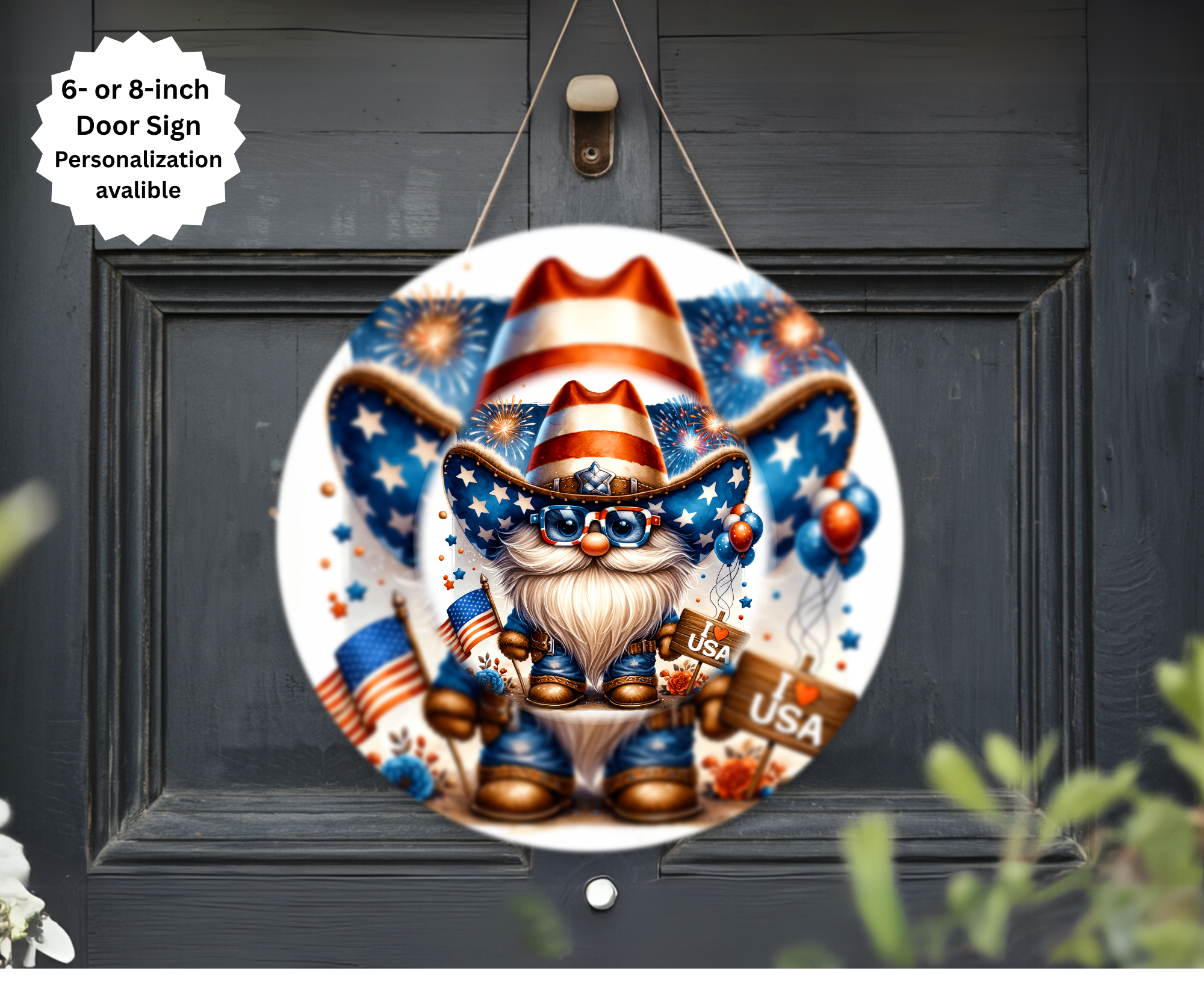4th of July Door Signs