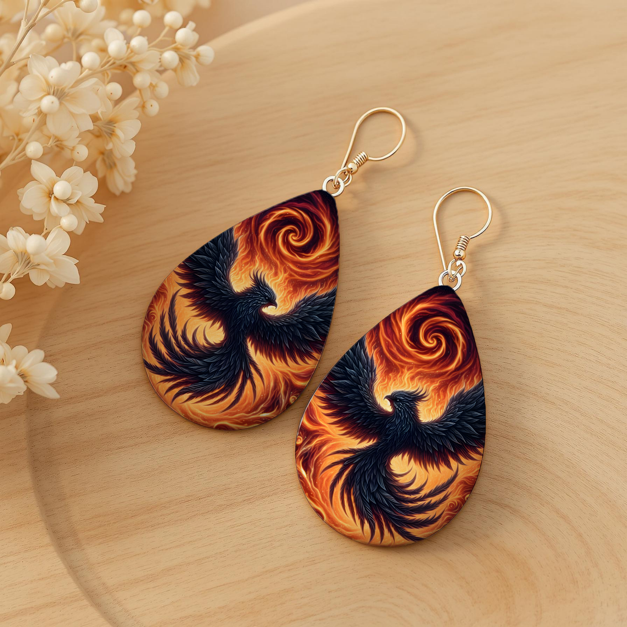 Phoenix Teardrop Earrings
