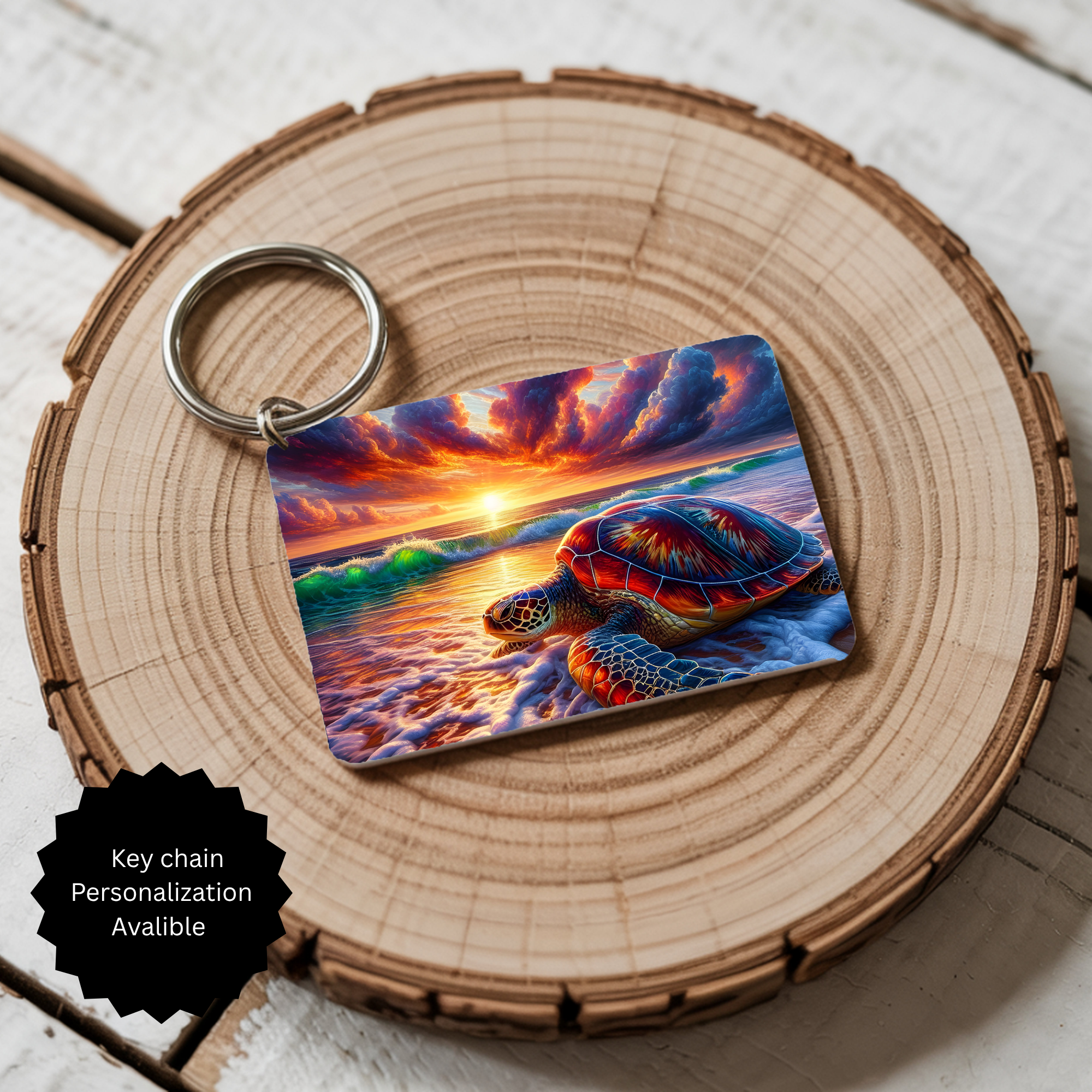 Sea Turtle Keychain