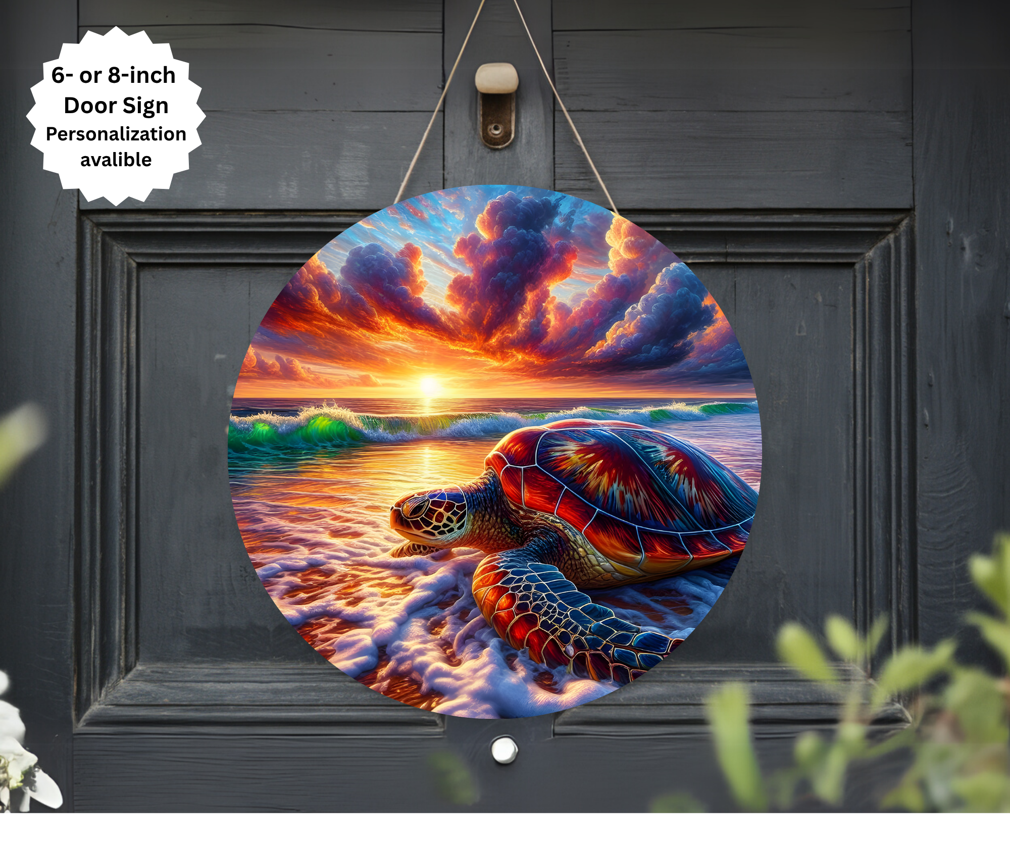 Sea Turtle Door Signs