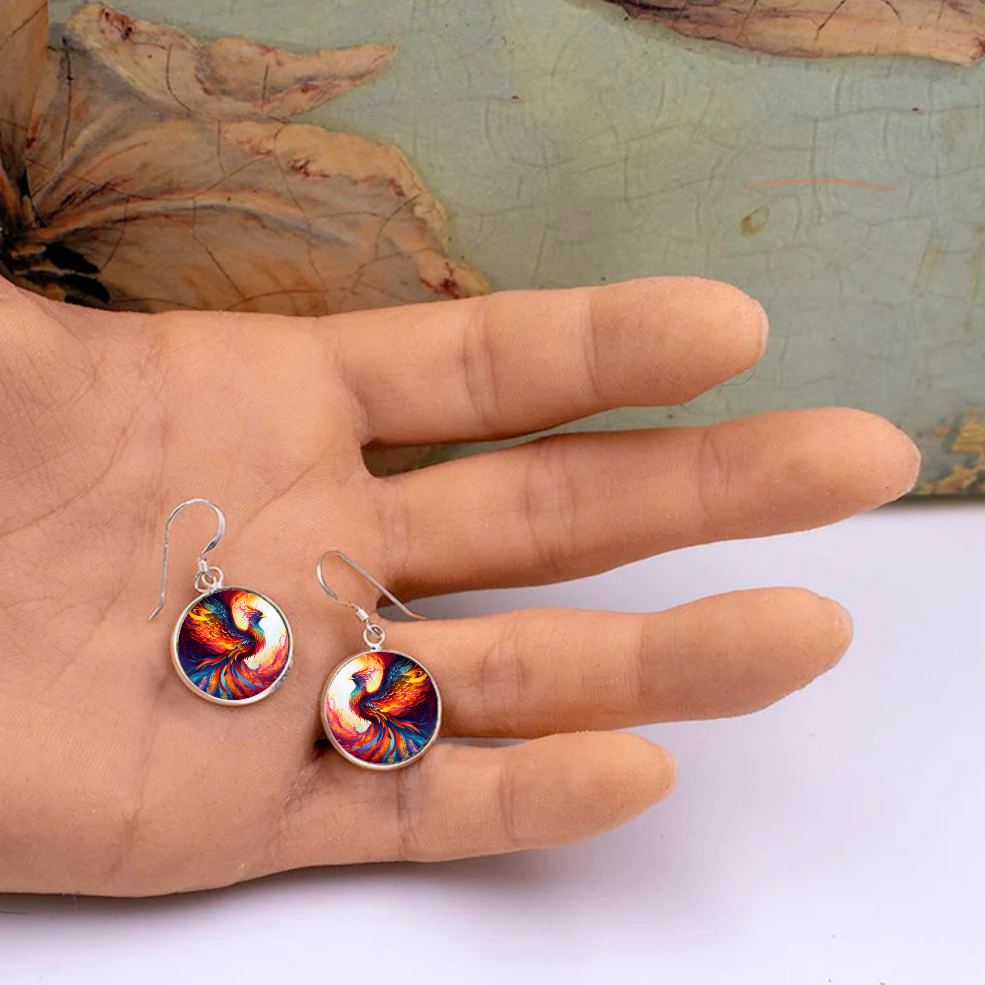 Phoenix Stud or Dangle Earrings