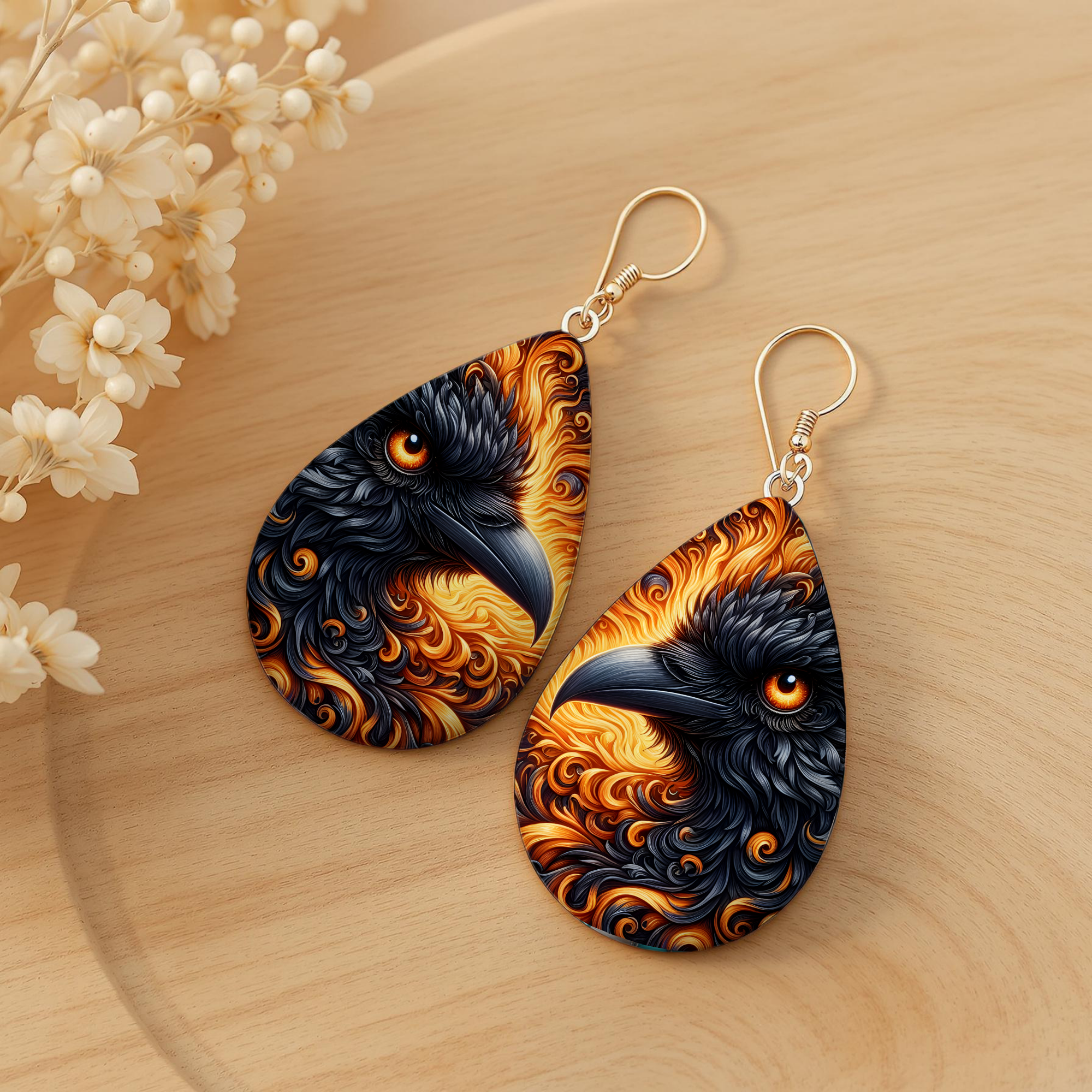Phoenix Teardrop Earrings
