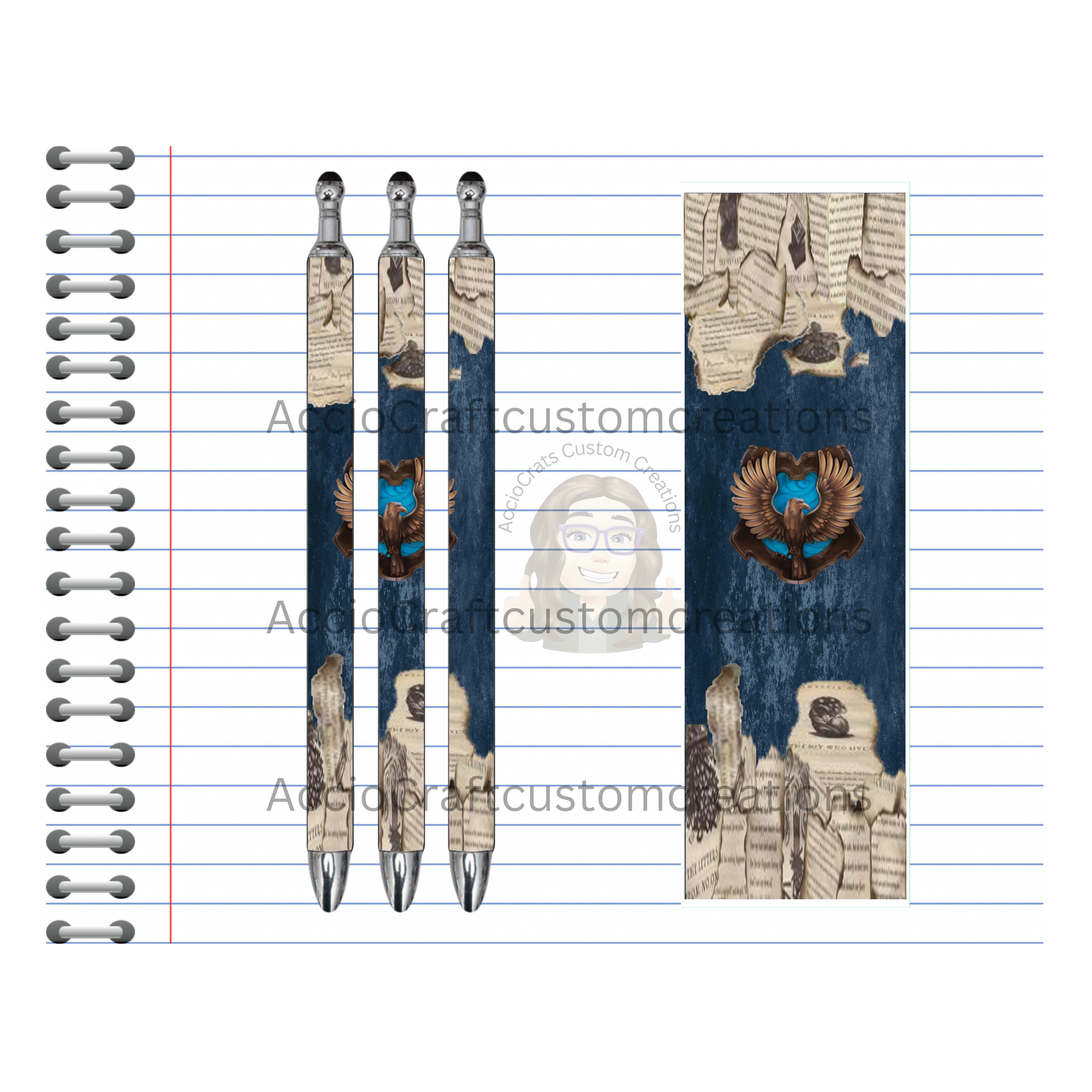 Refillable Pens, Wizard Images. Write with a little magic! ✨🪄Multiple options and Images available.