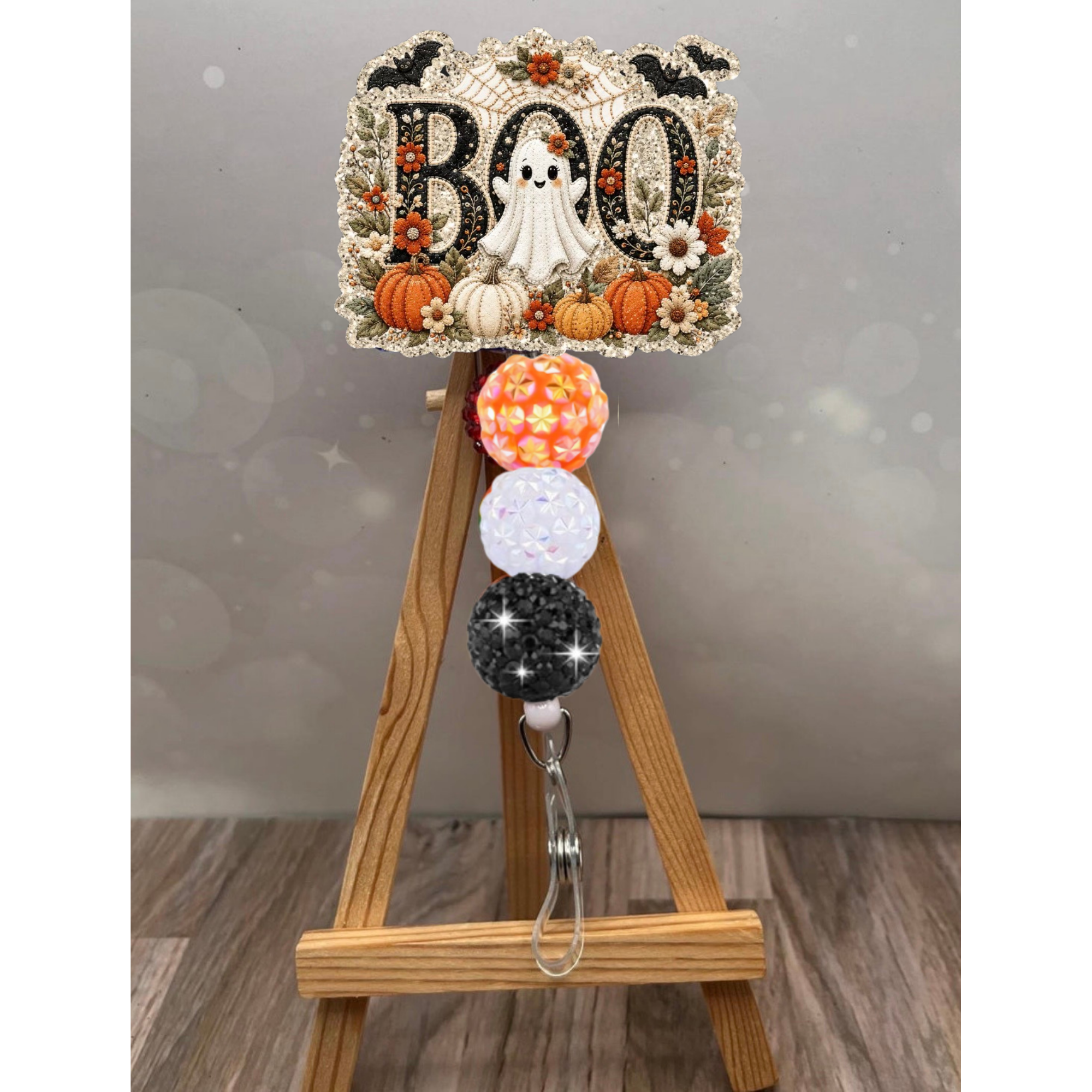 Little Boo Pumpkin Patch Badge Pull