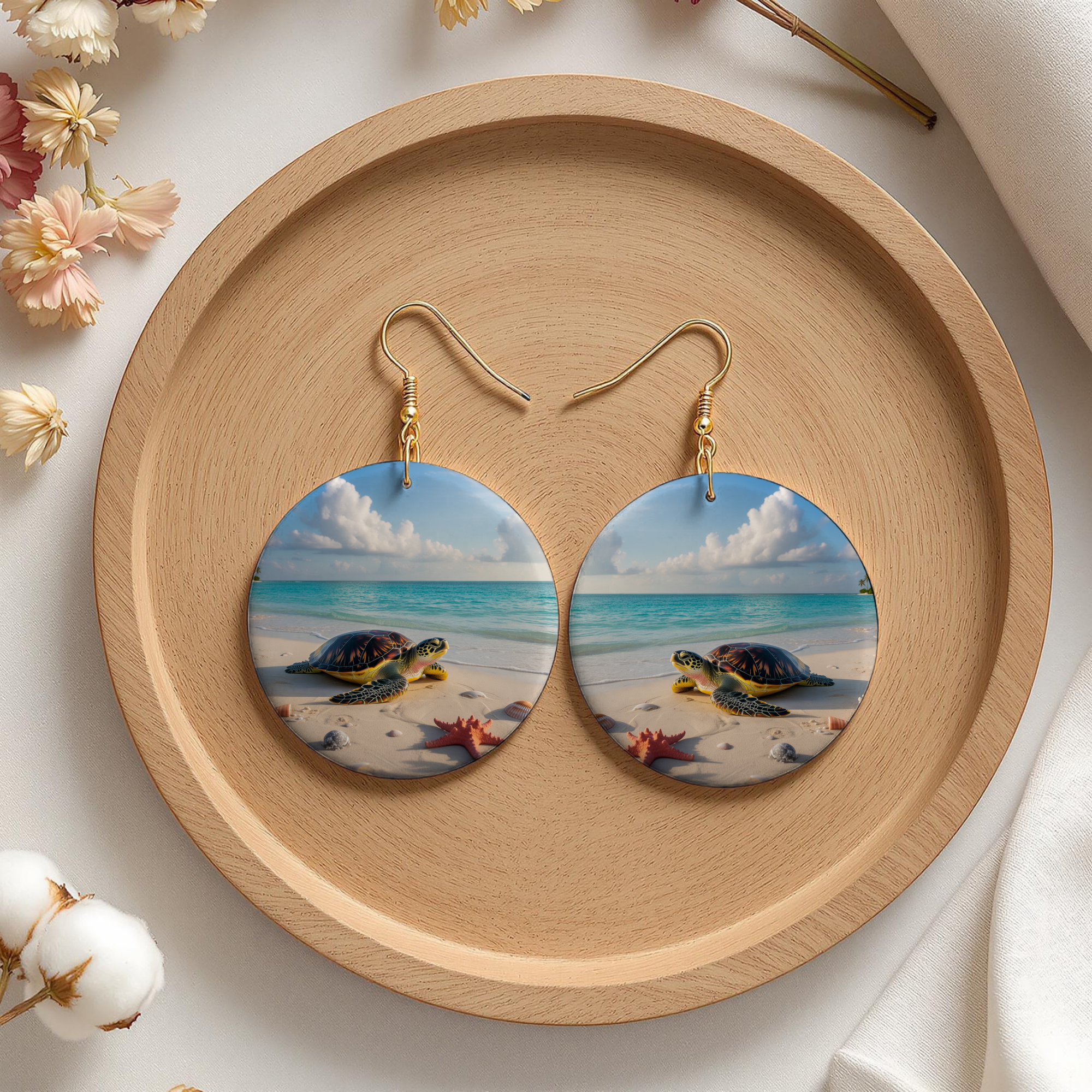 Sea Turtle Earrings — Choose Your Design