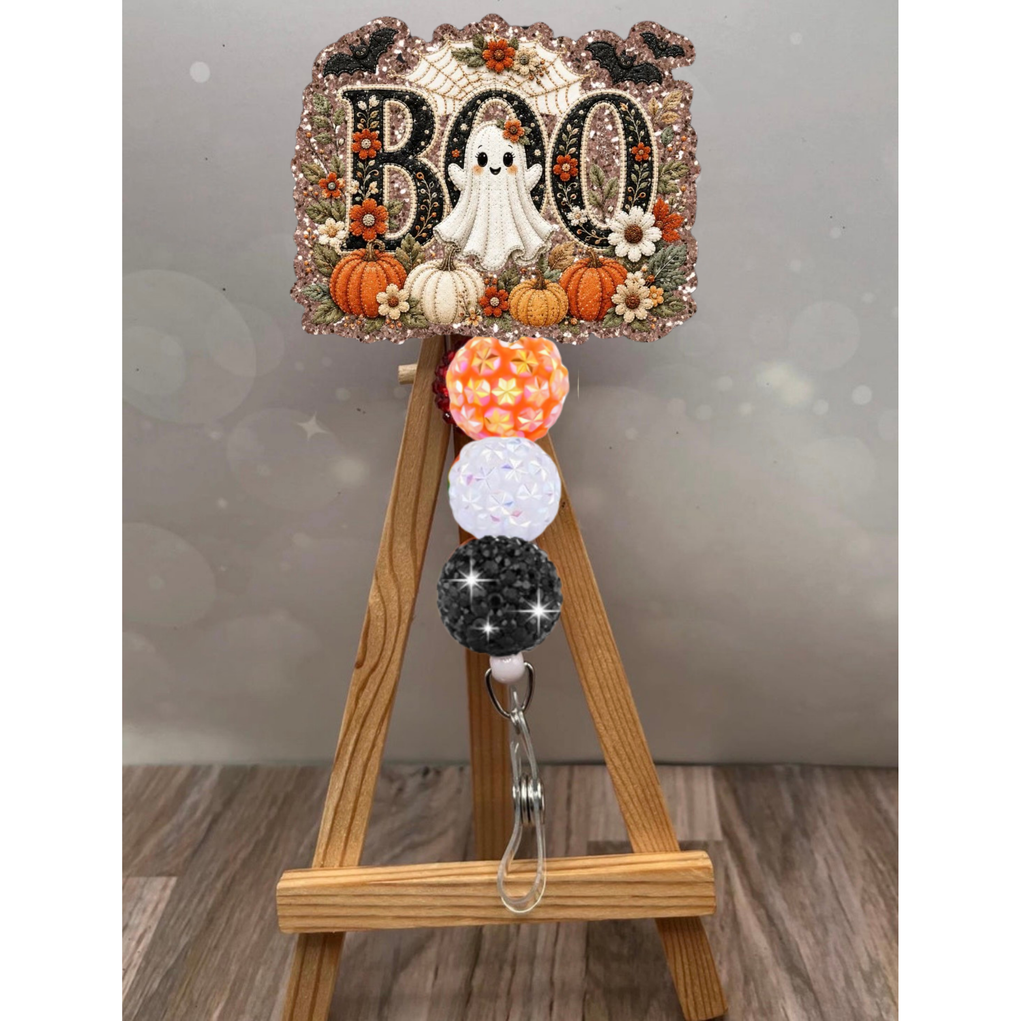 Little Boo Pumpkin Patch Badge Pull