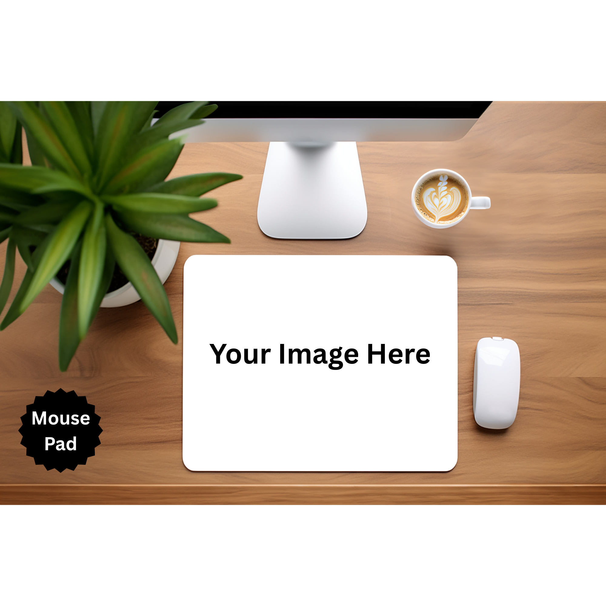 Phoenix Mouse Pad - Mythical Fire Bird Desk Accessory