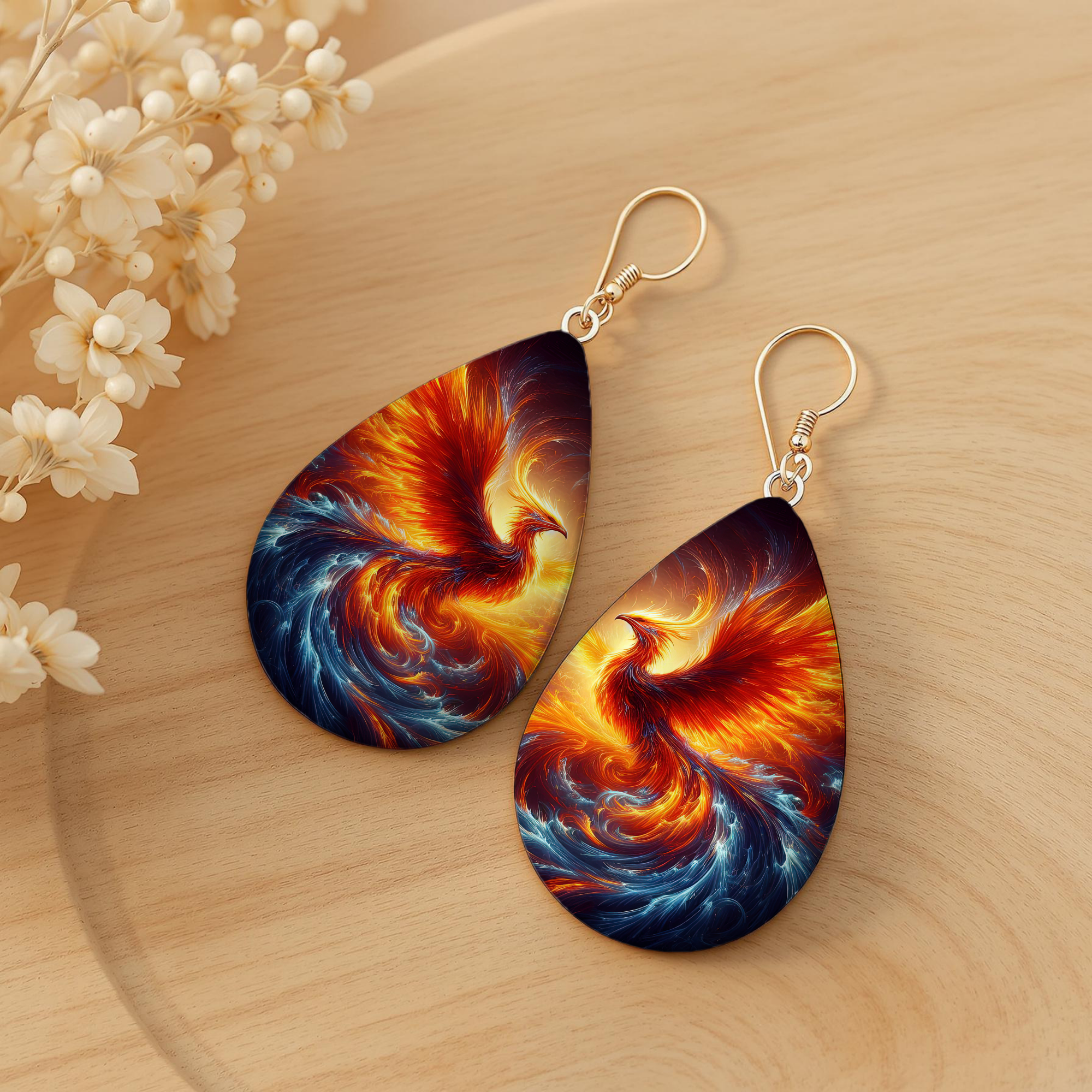 Phoenix Teardrop Earrings