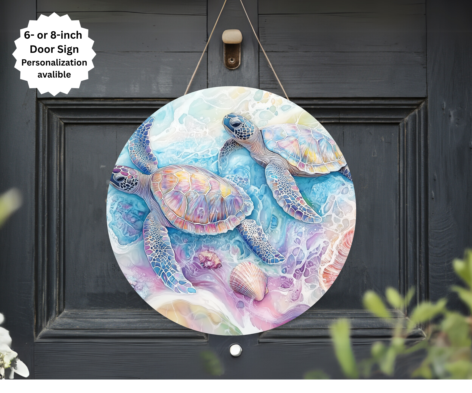 Sea Turtle Door Signs