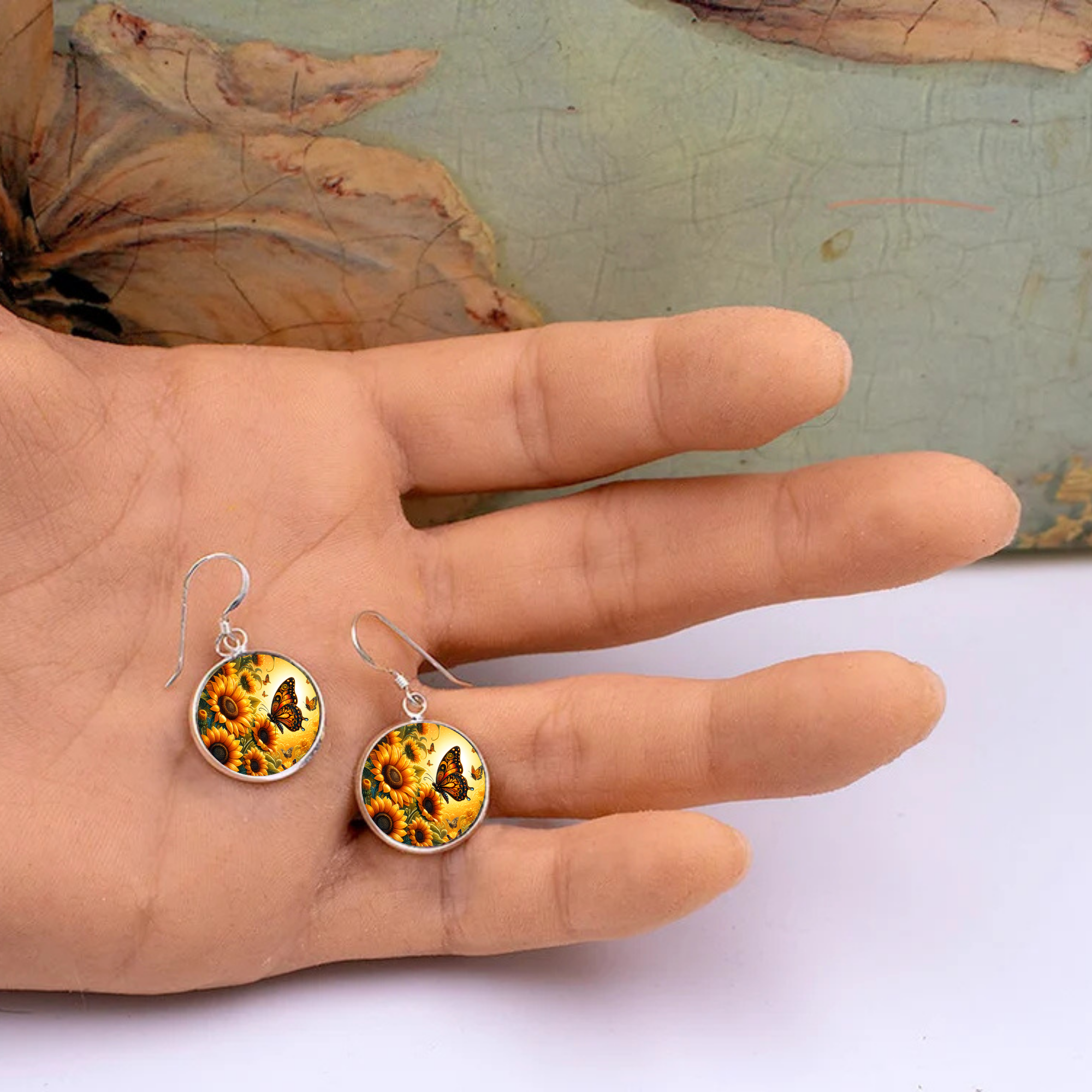 Butterfly Stud or Dangle Earrings