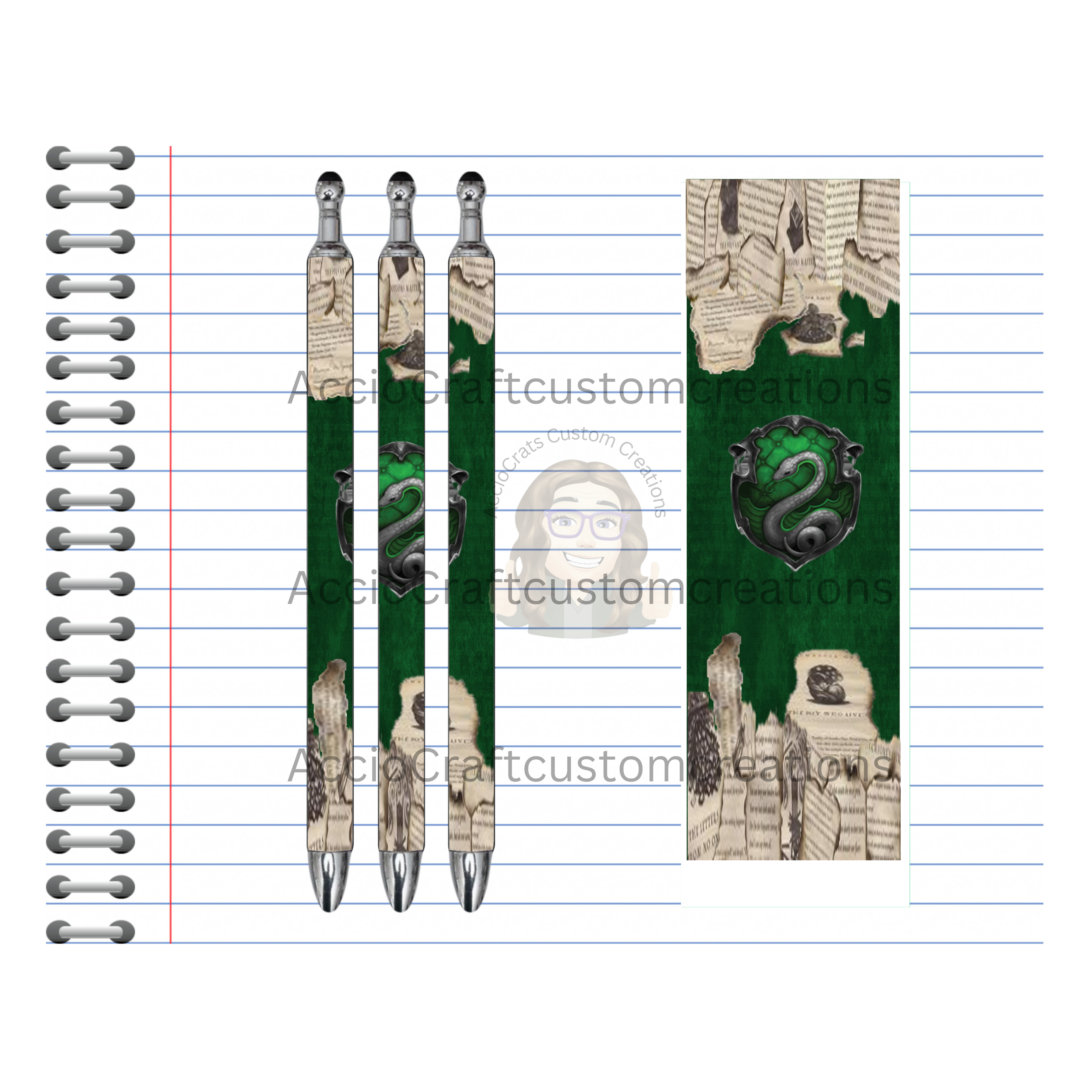 Refillable Pens, Wizard Images. Write with a little magic! ✨🪄Multiple options and Images available.
