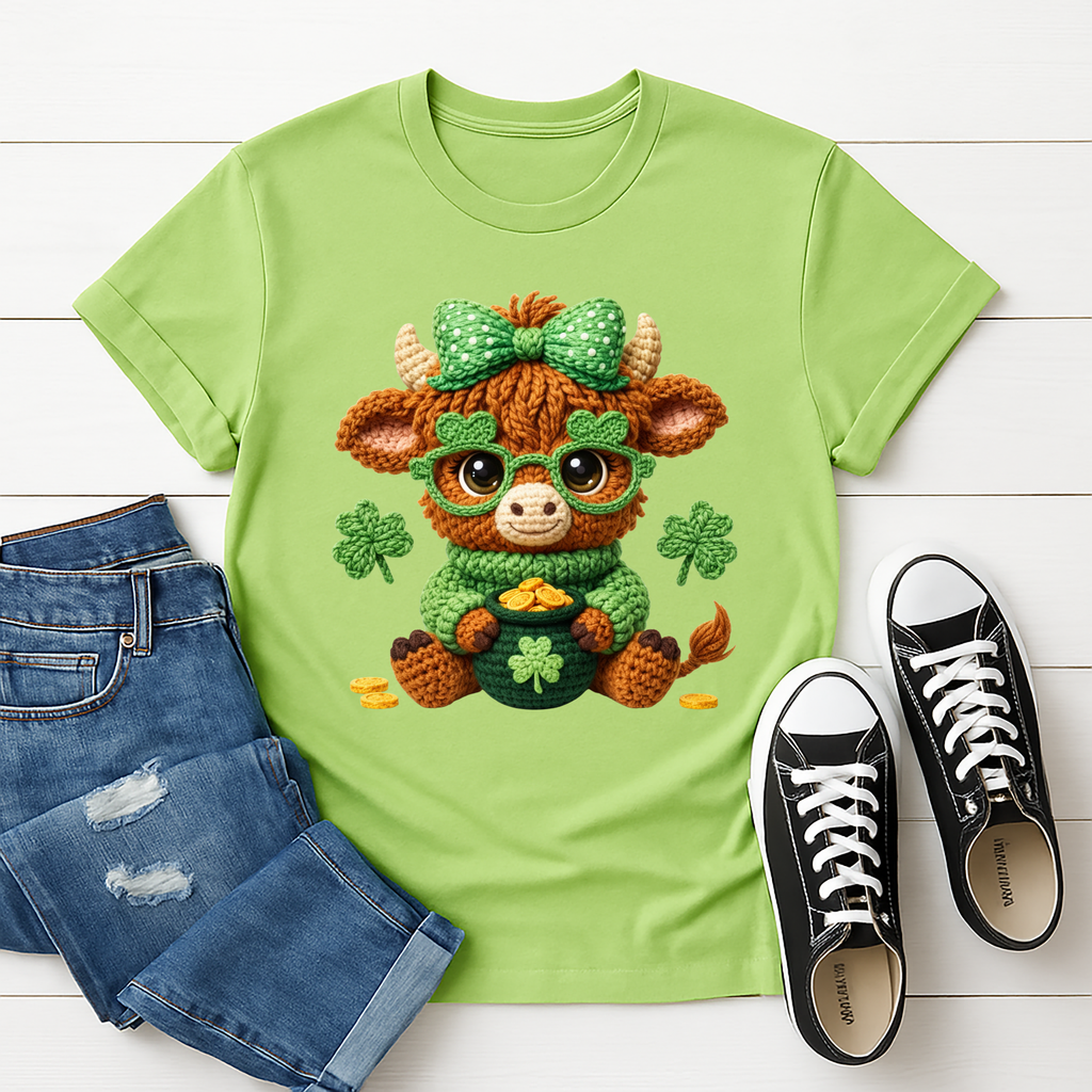 St Patty Yarn Cow