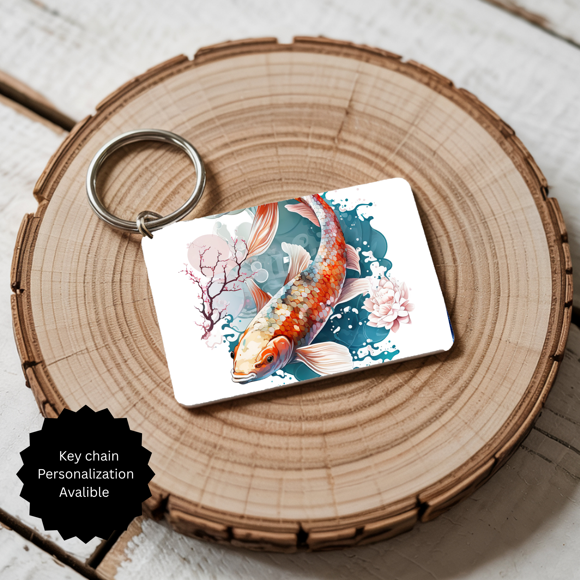 Koi Fish Keychain