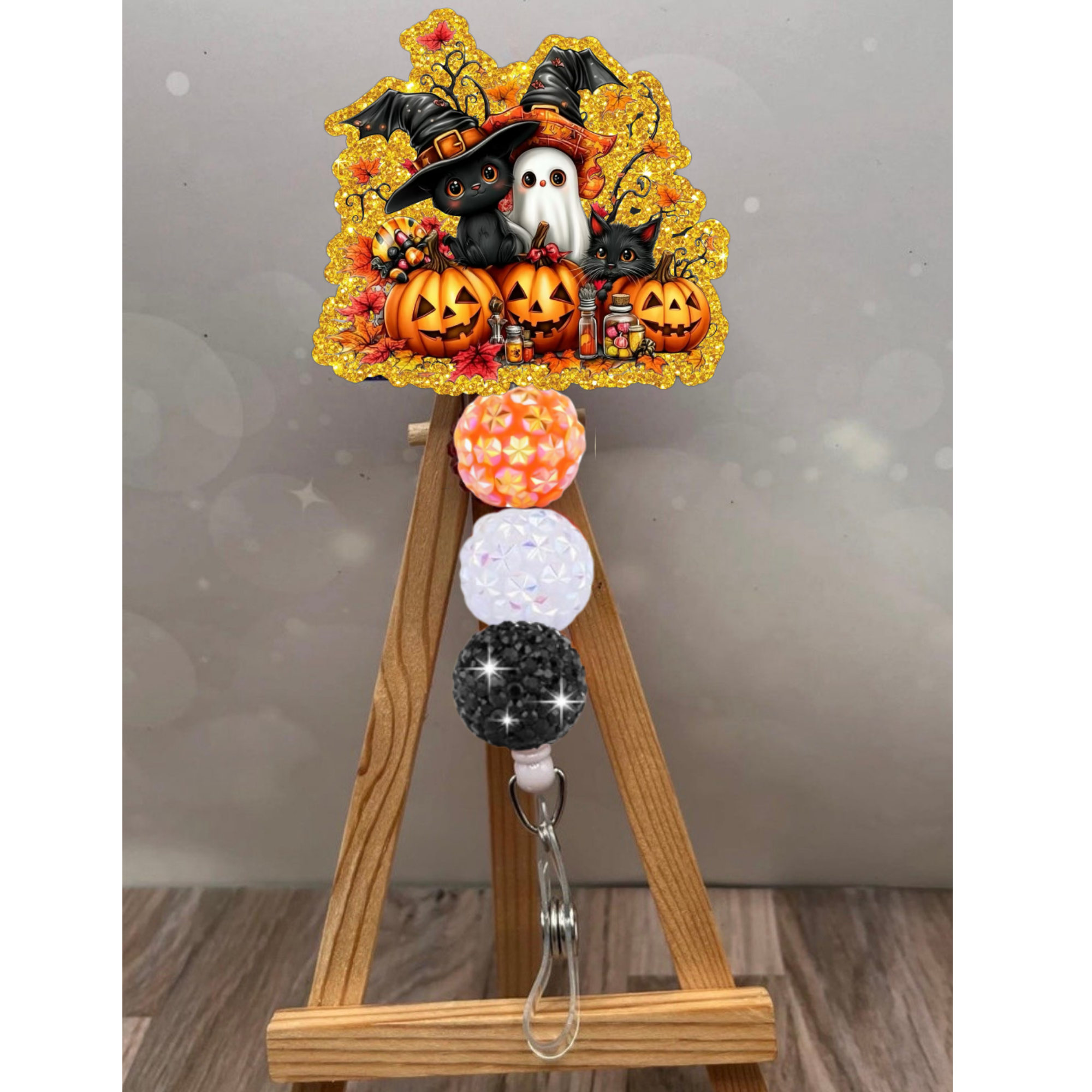 Pumpkin Patch Pals Badge Pull