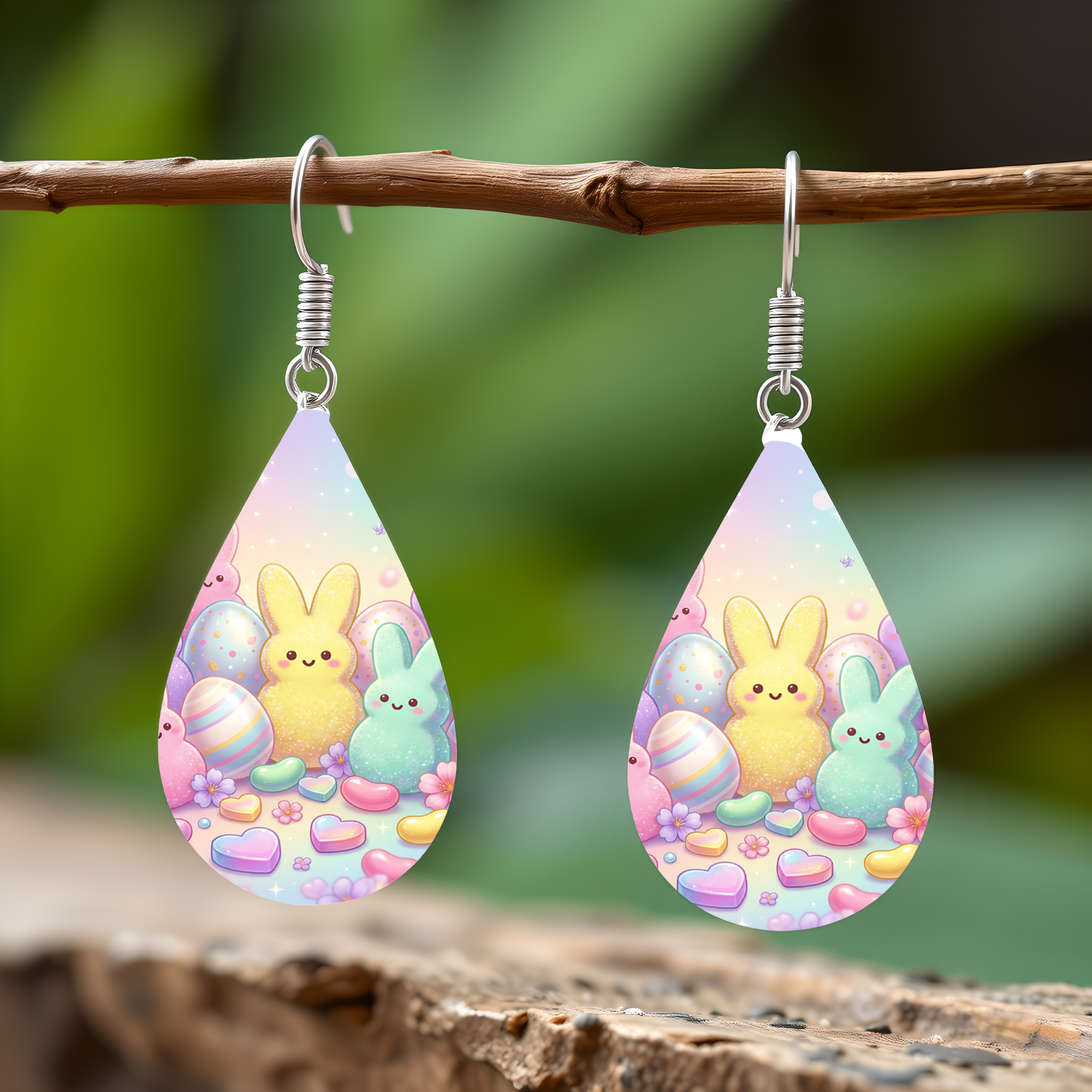Peep Easter Earrings