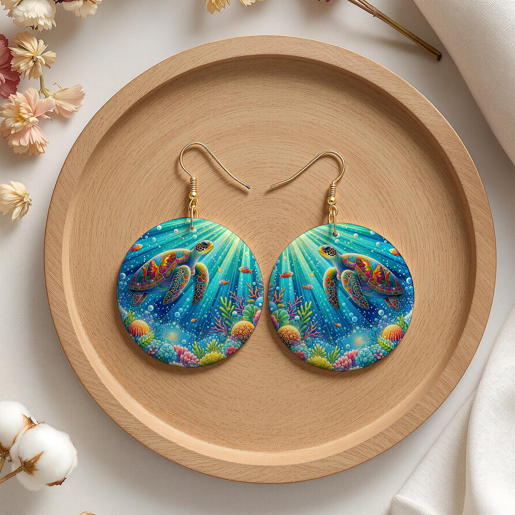 Sea Turtle Earrings — Choose Your Design