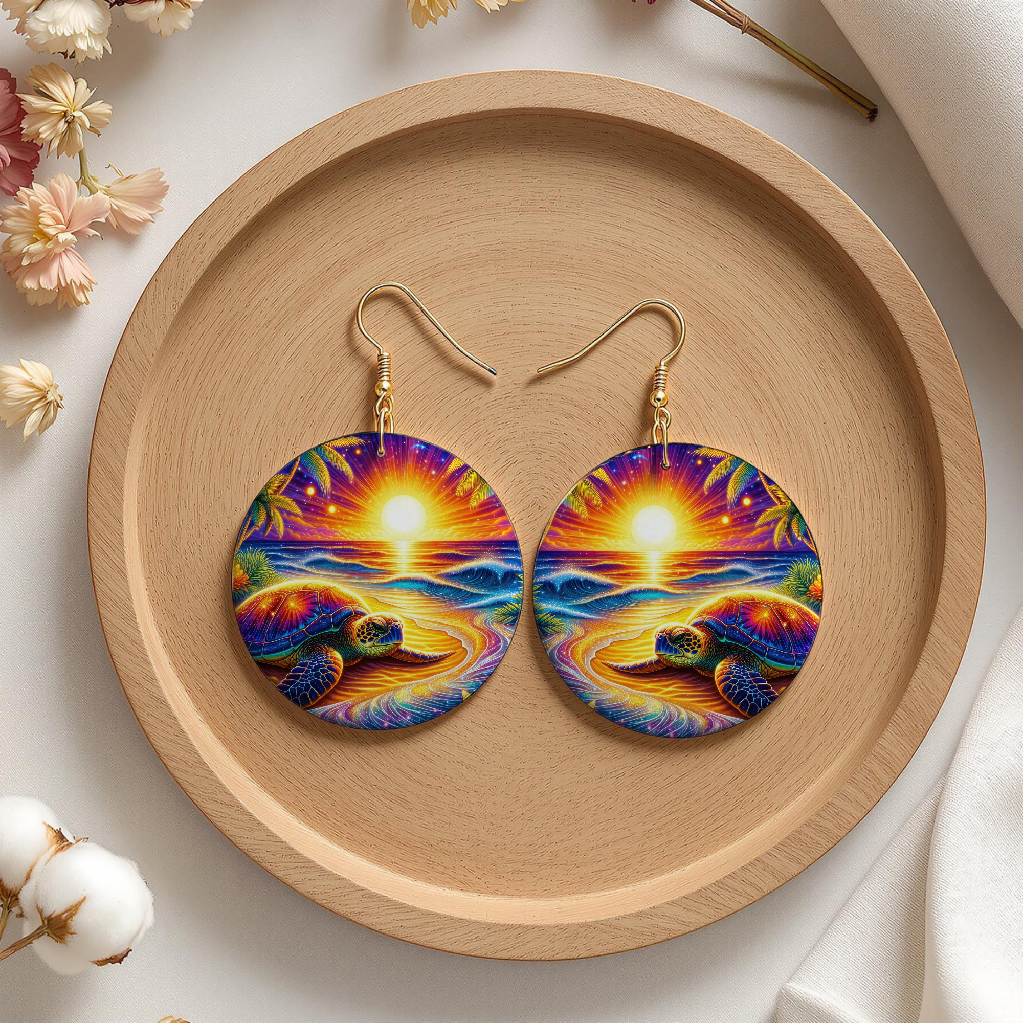 Sea Turtle Earrings — Choose Your Design