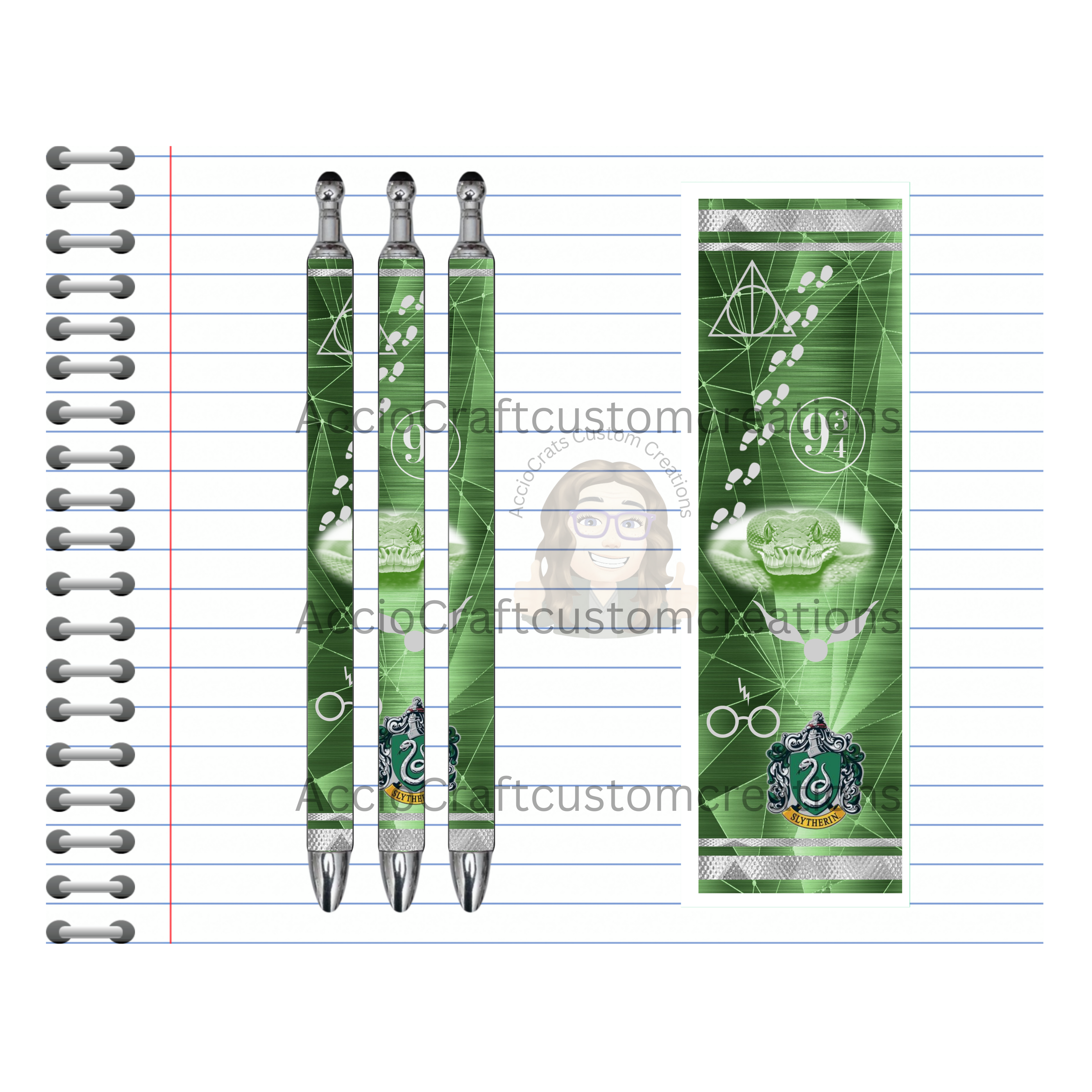Refillable Pens, Wizard Images. Write with a little magic! ✨🪄Multiple options and Images available.