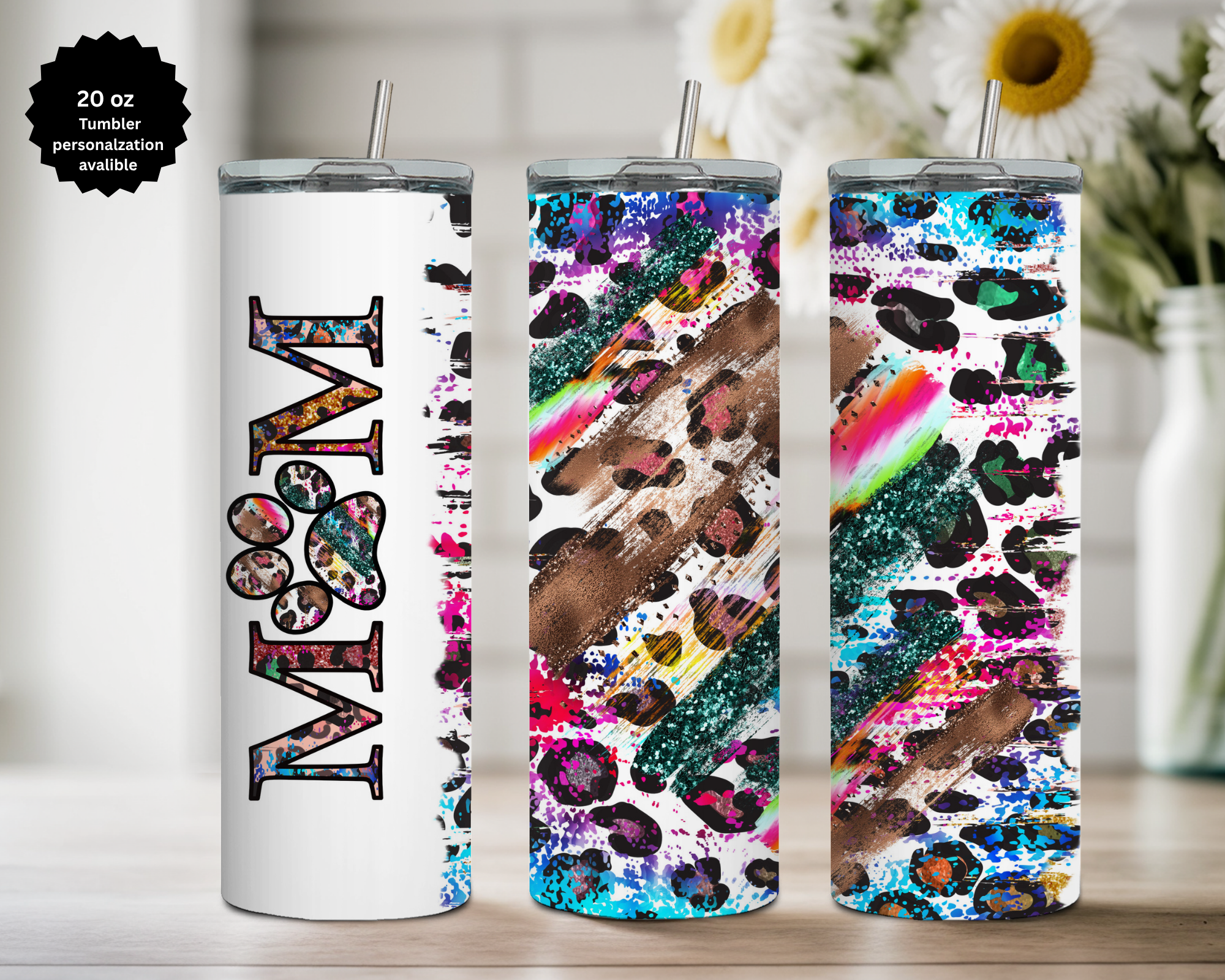 All Mother's 20 oz Stainless Steel Tumbler - Human, and Paws
