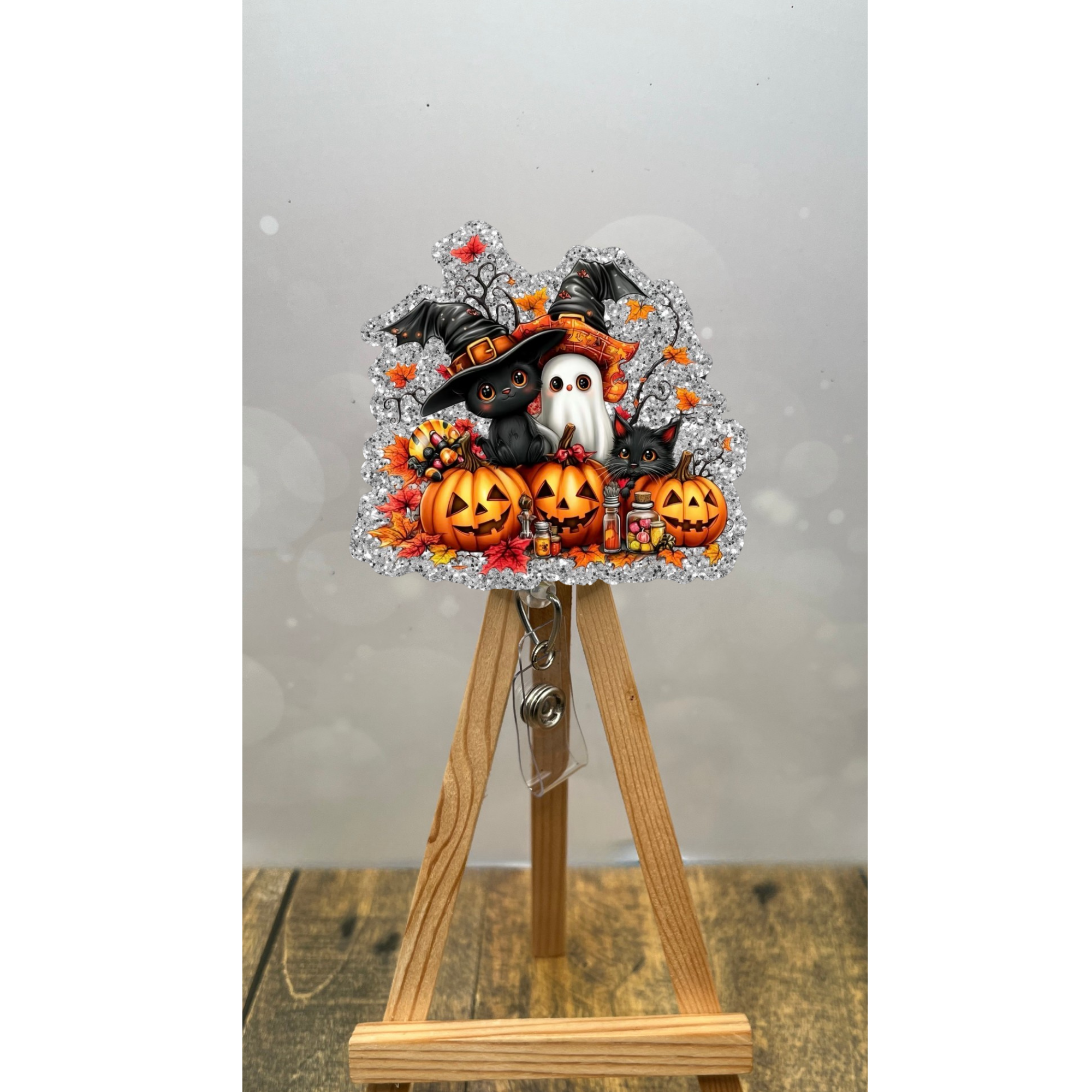 Pumpkin Patch Pals Badge Pull
