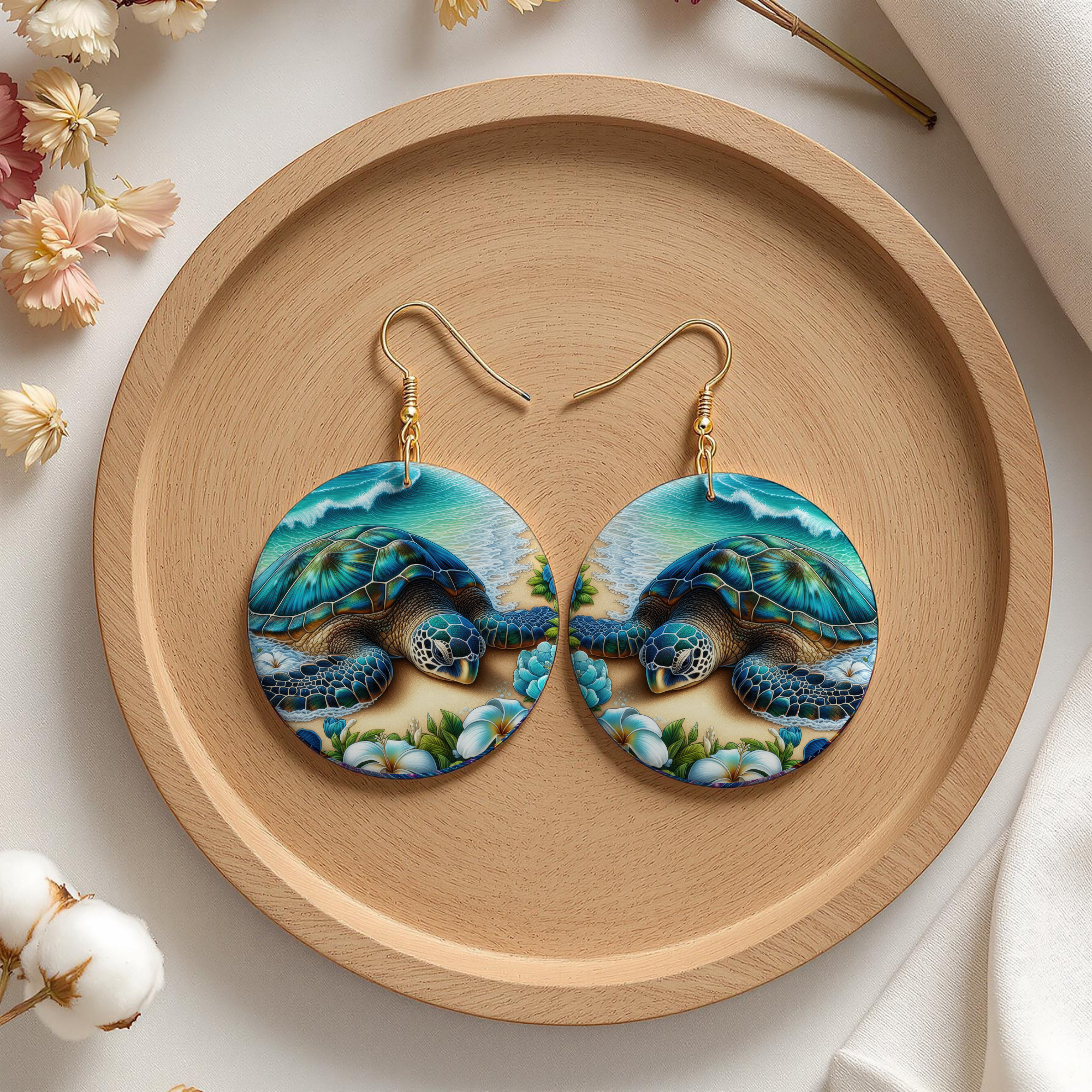 Sea Turtle Earrings — Choose Your Design