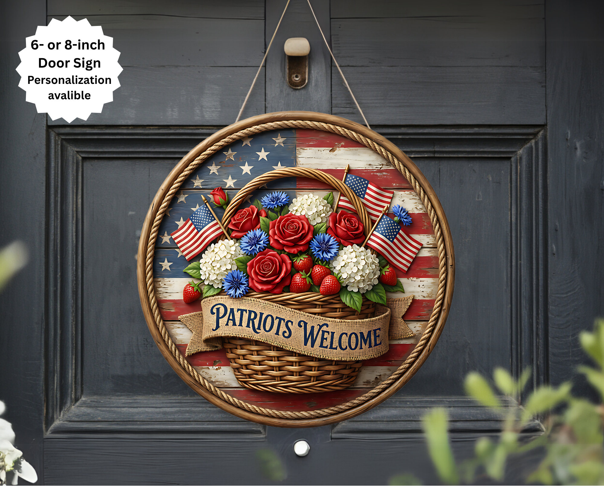 4th of July Door Signs
