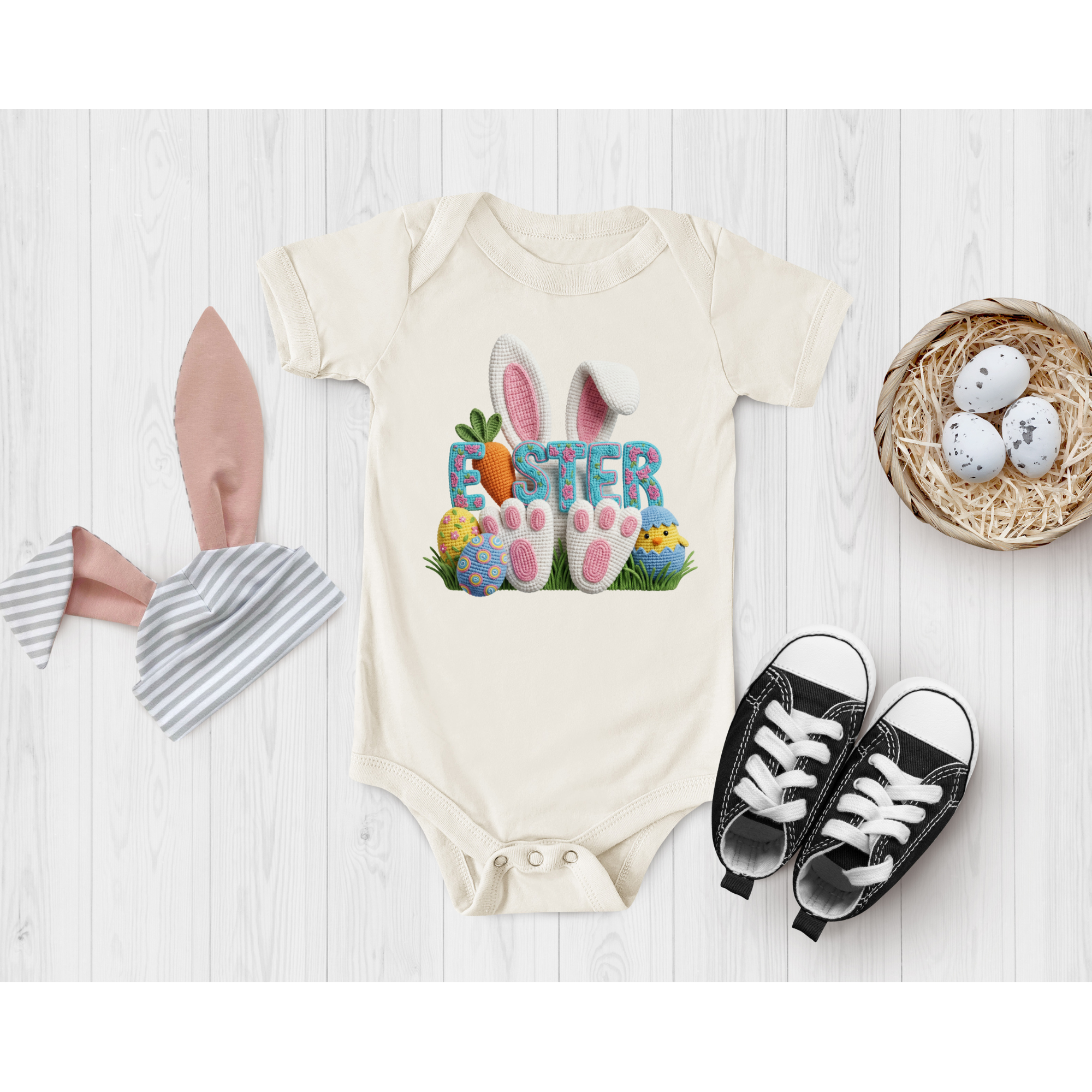 Easter Crochet Onesie