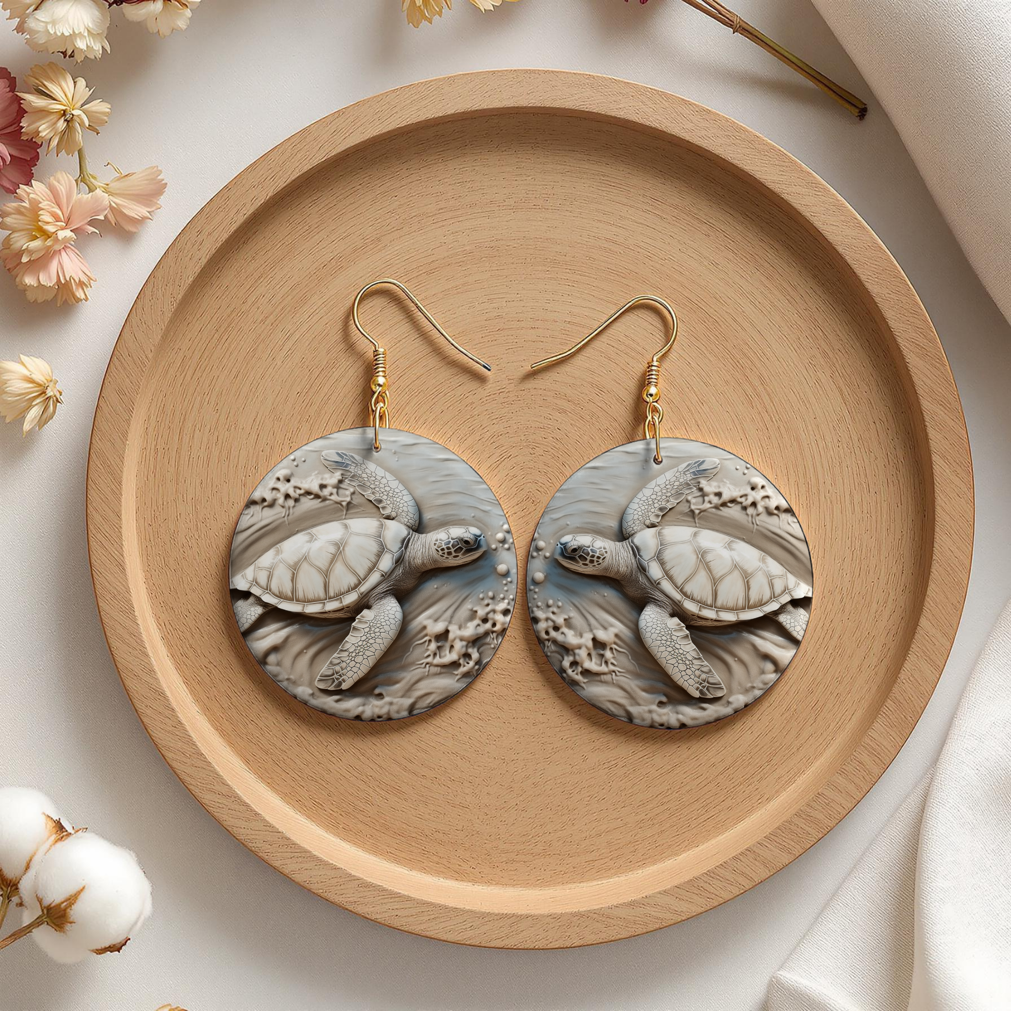 Sea Turtle Earrings — Choose Your Design