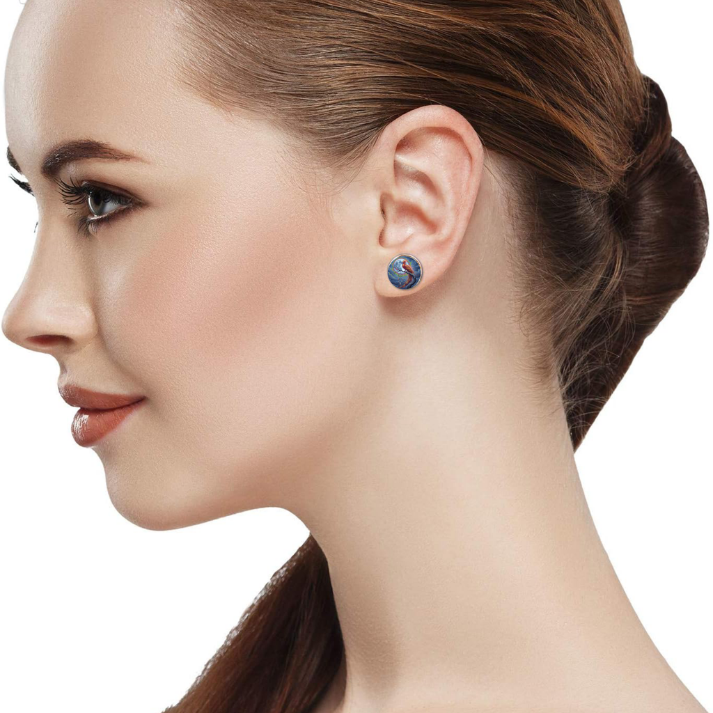 Phoenix Stud or Dangle Earrings