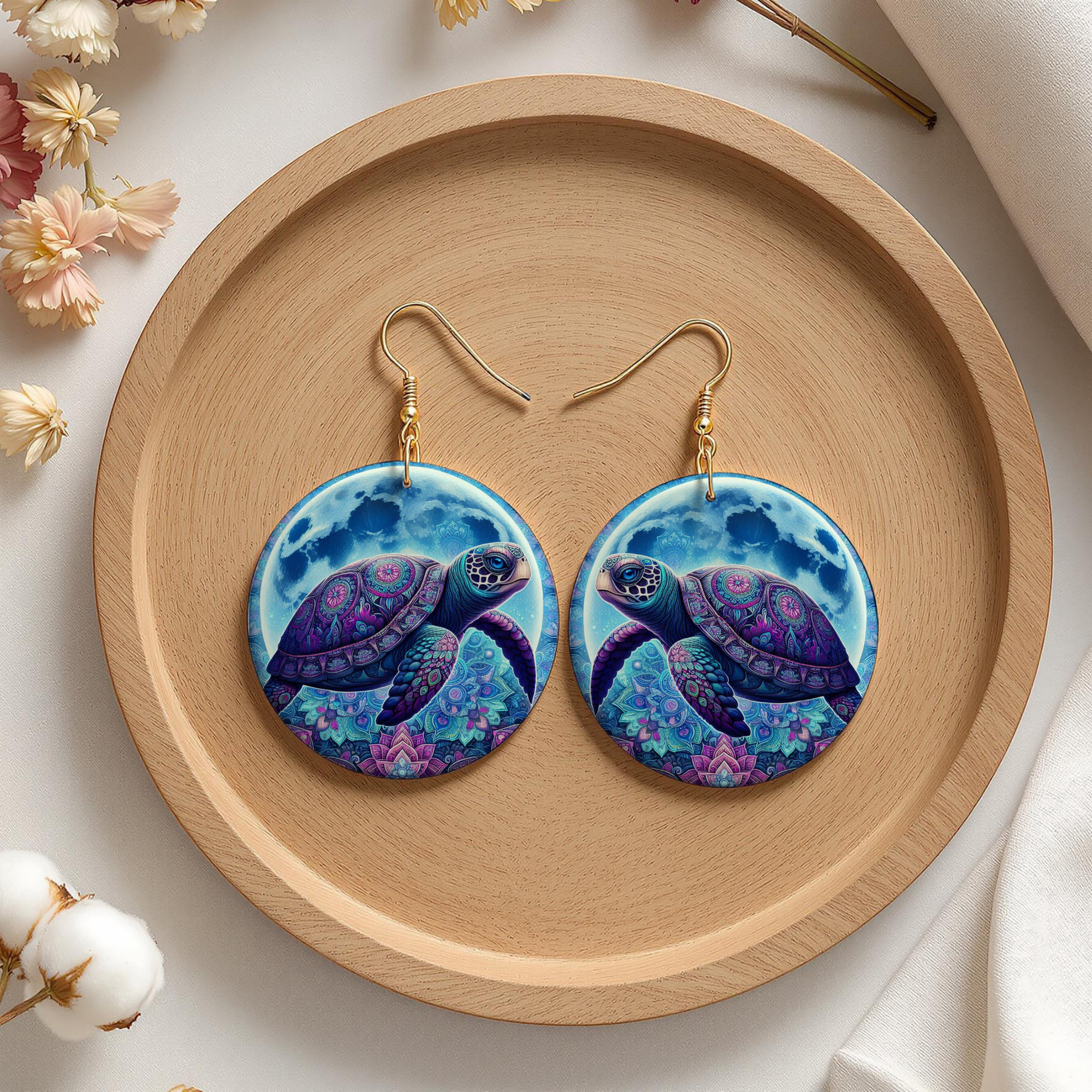 Sea Turtle Earrings — Choose Your Design