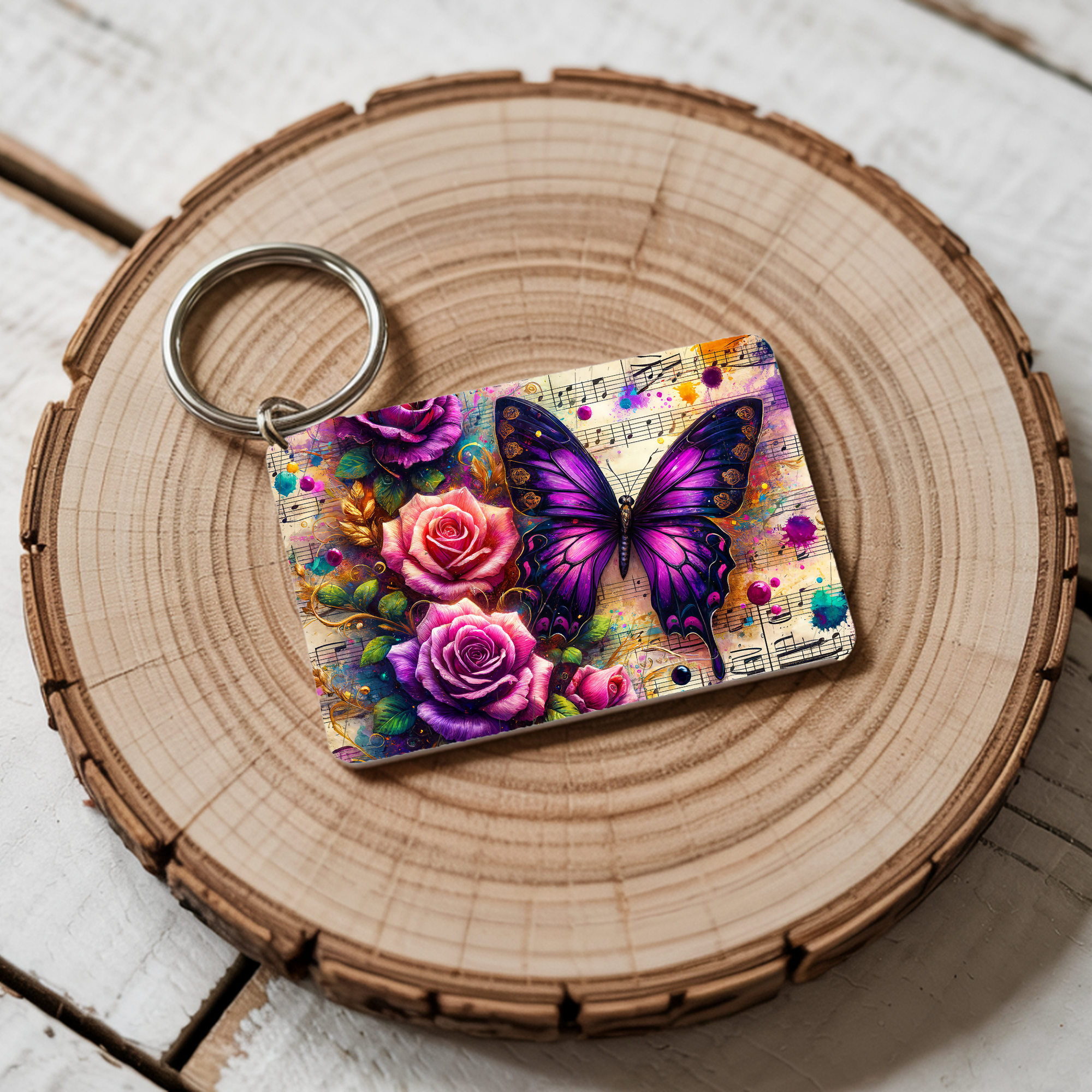 Butterfly Keychain