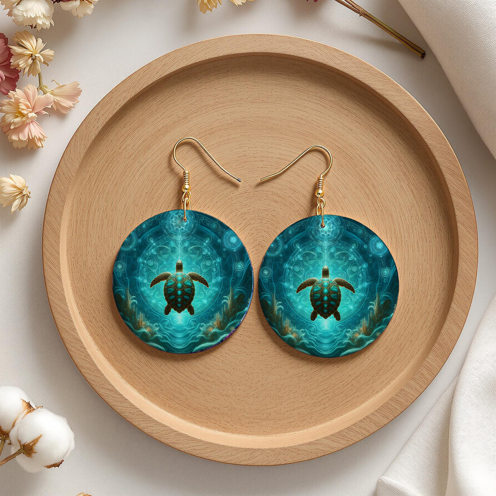 Sea Turtle Earrings — Choose Your Design