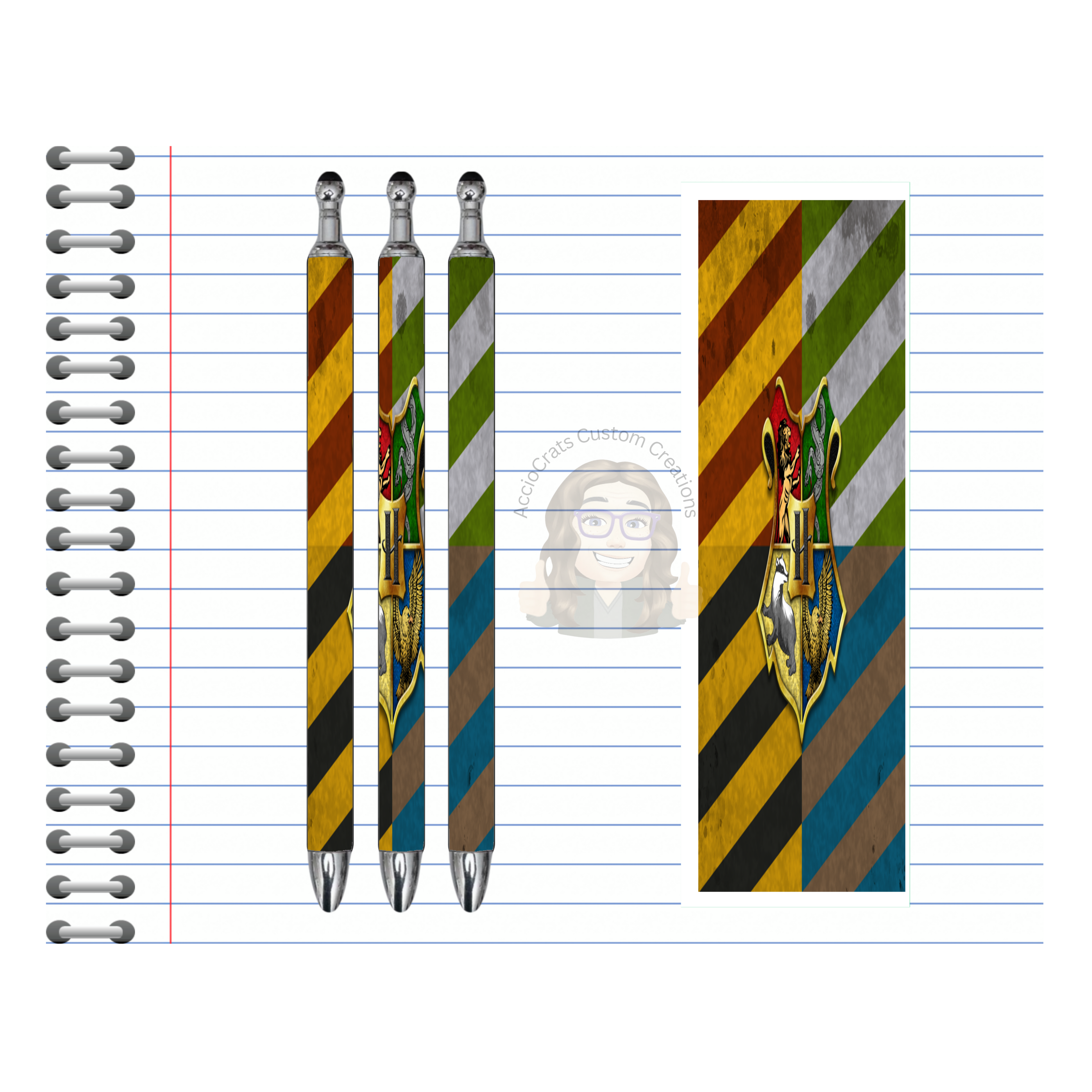 Refillable Pens, Wizard Images. Write with a little magic! ✨🪄Multiple options and Images available.