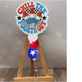 Chill the Fourth Out Badge Pull