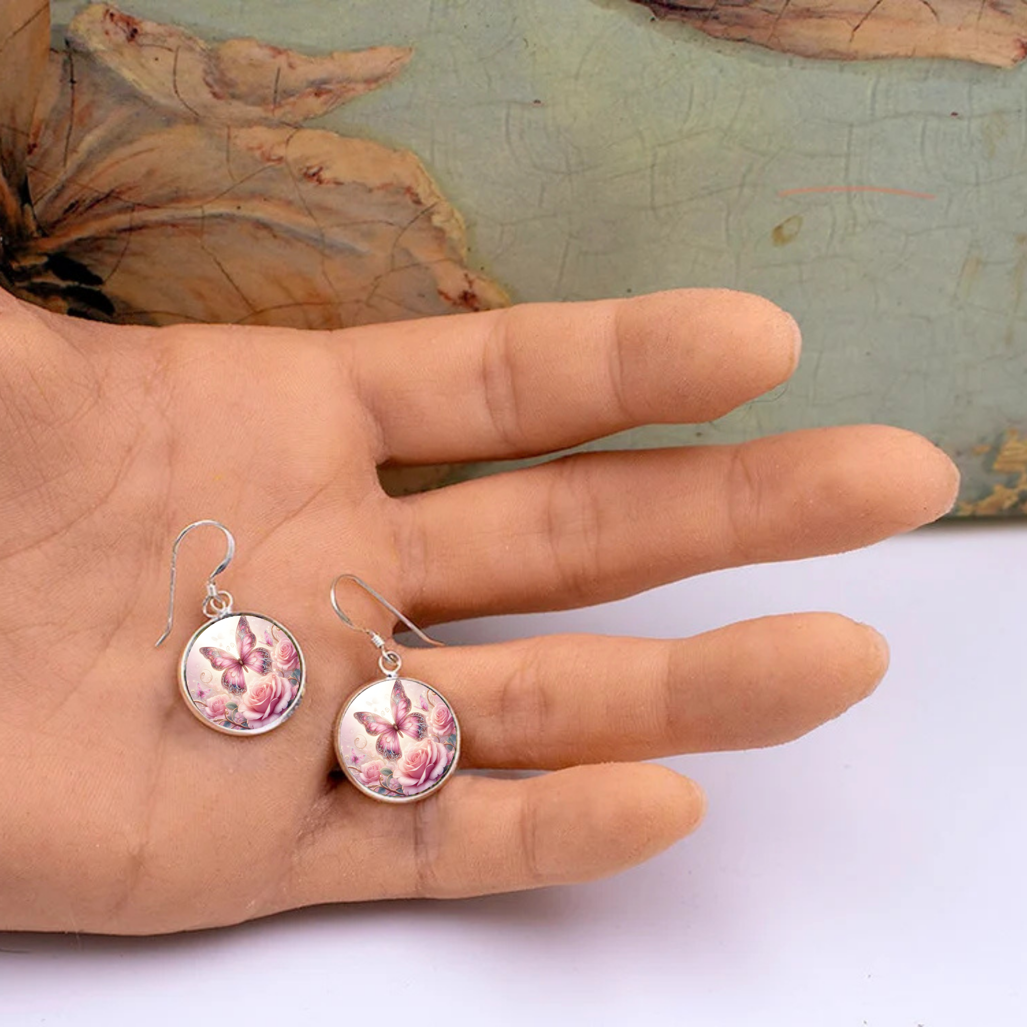 Butterfly Stud or Dangle Earrings