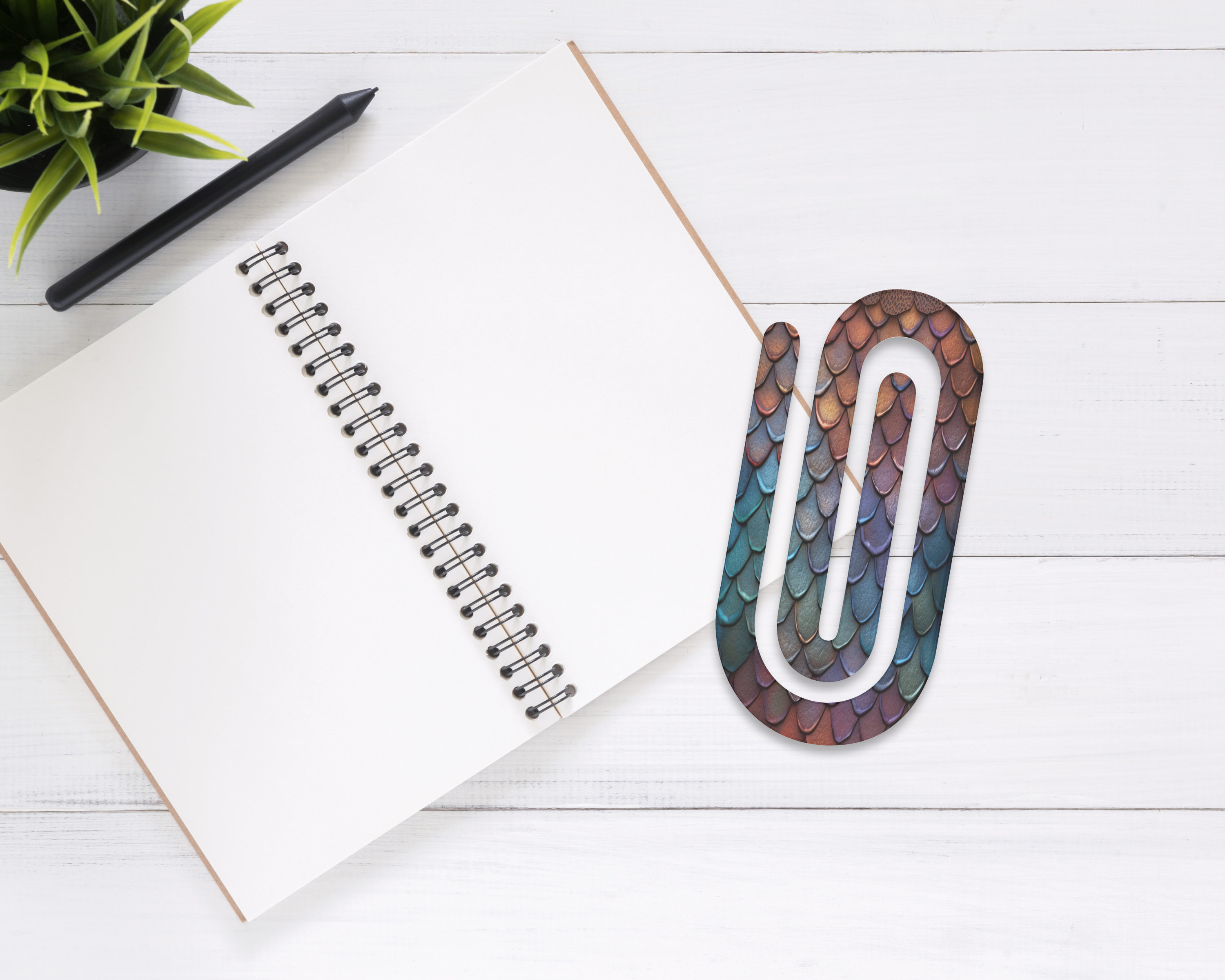 Majestic Dragon Scales Jumbo Paper Clips