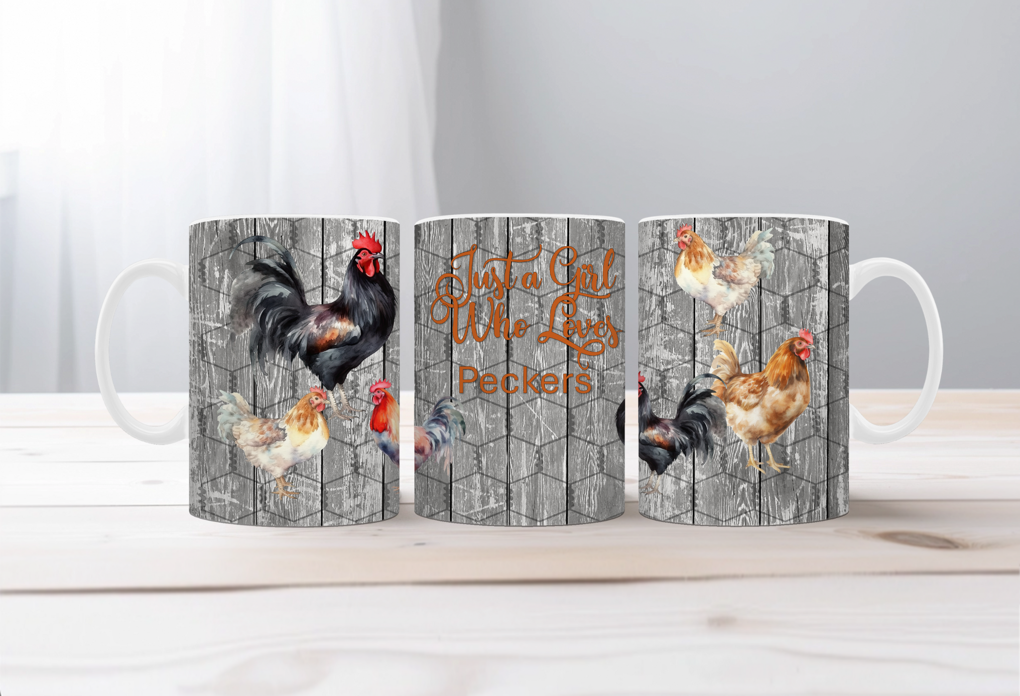 Country Coop Chicken Mug