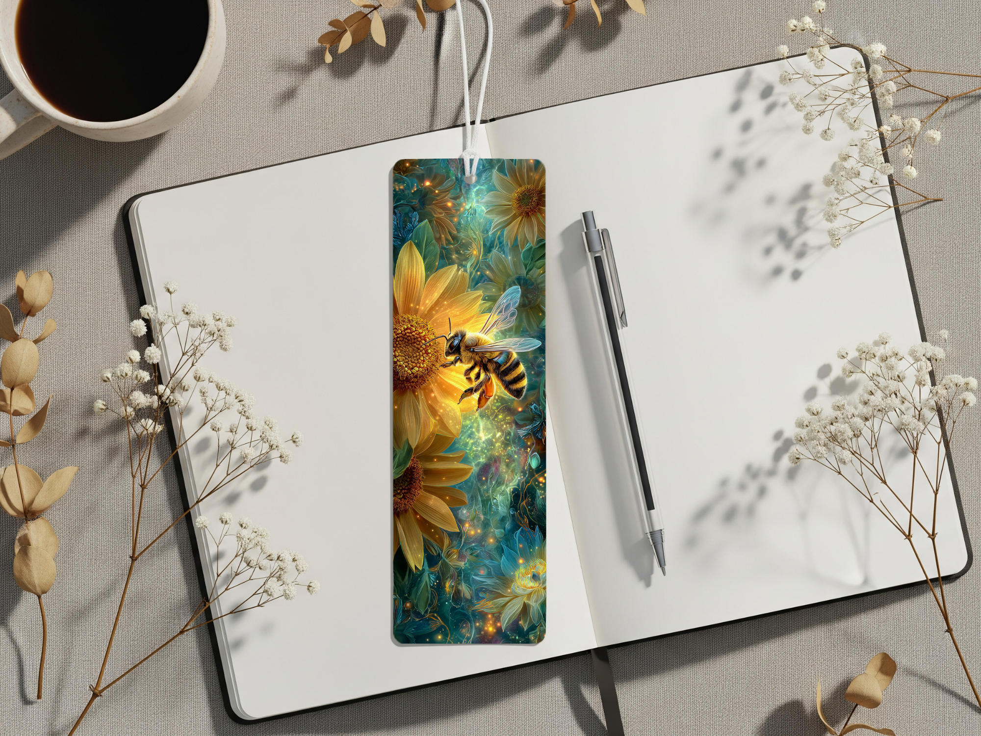 Aluminum Metal Bookmarks, Honeybee Images Make every chapter “bee” sweet! 🐝💛
