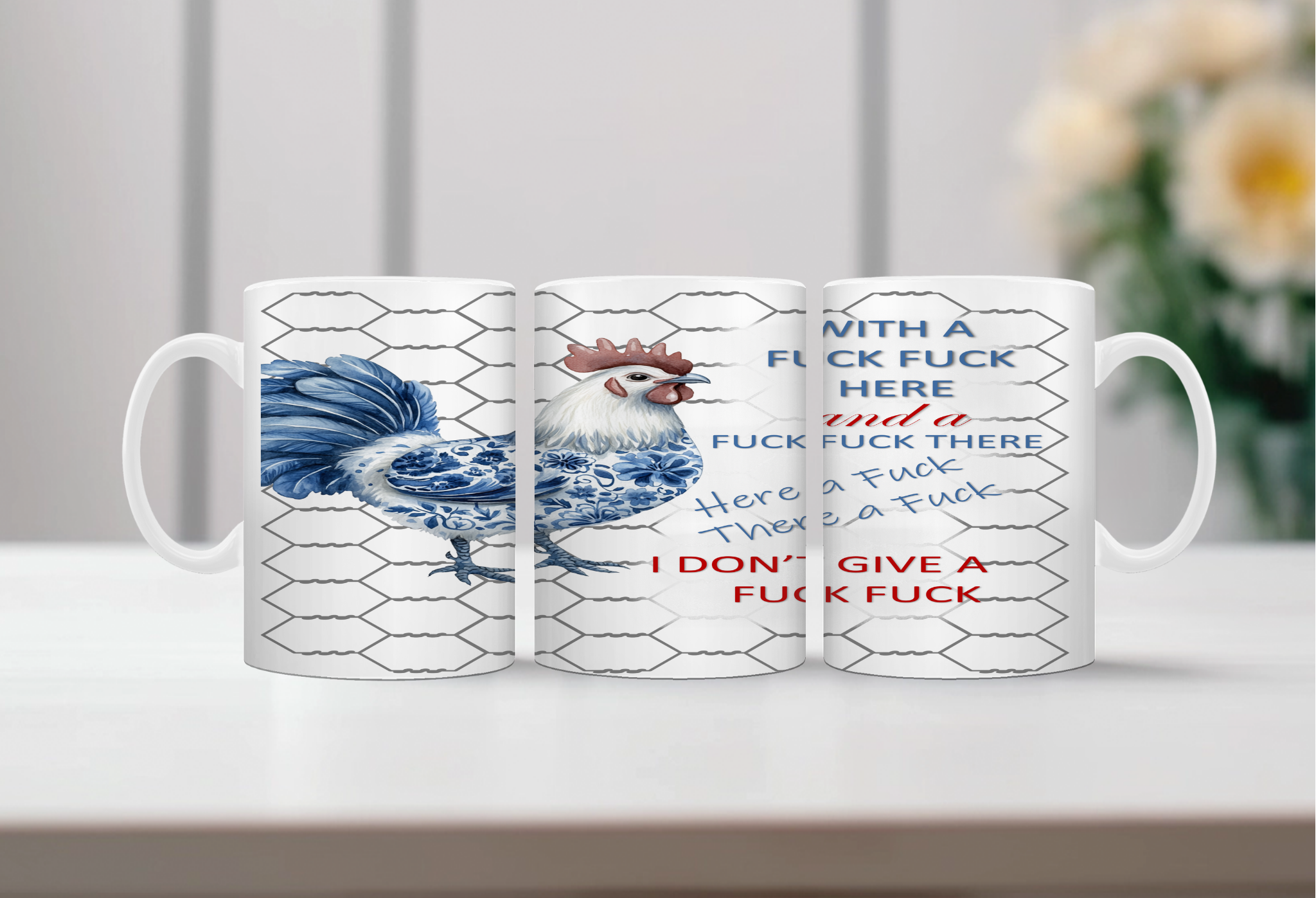 Country Coop Chicken Mug