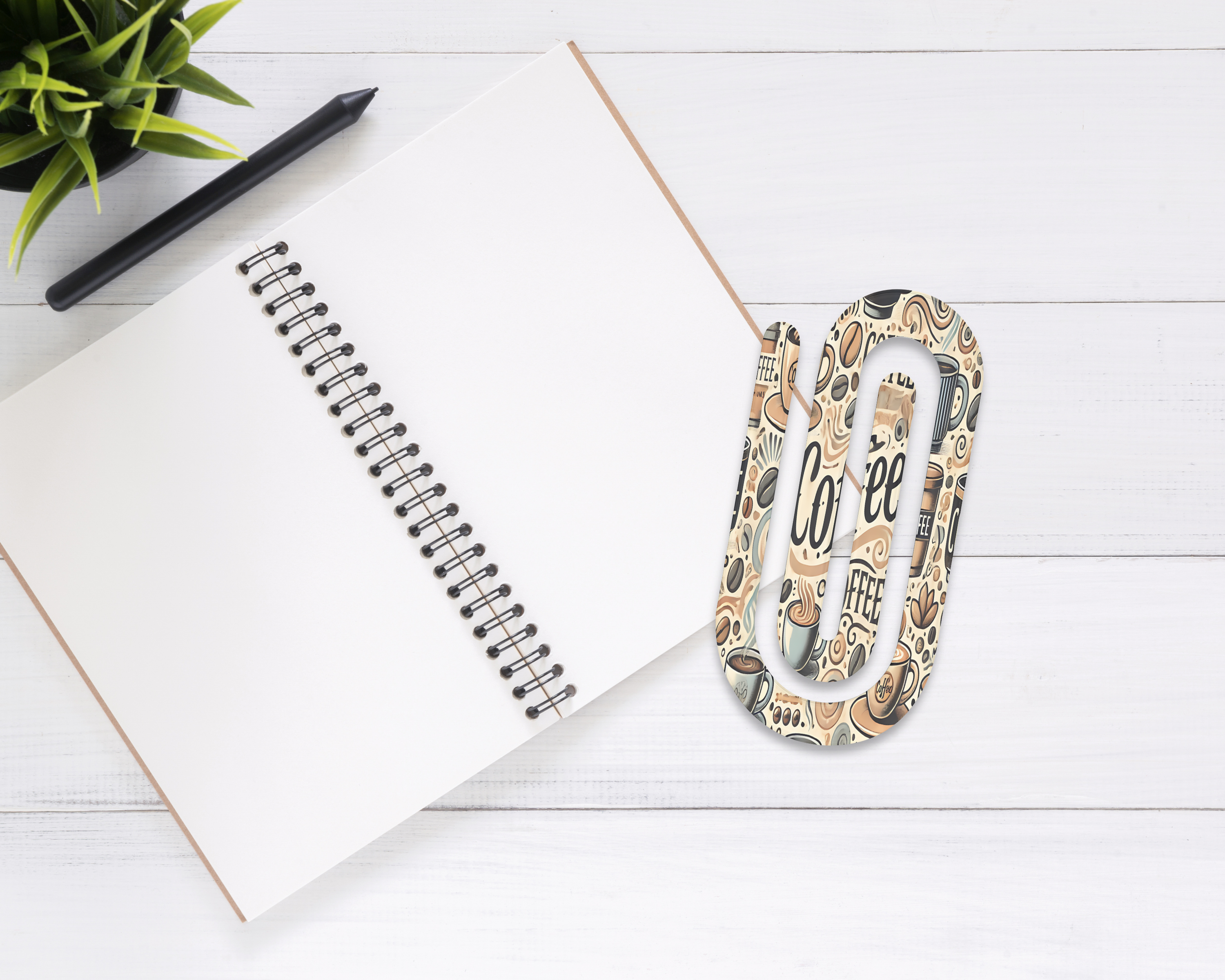 Brew‑tiful Coffee Jumbo Paper Clips