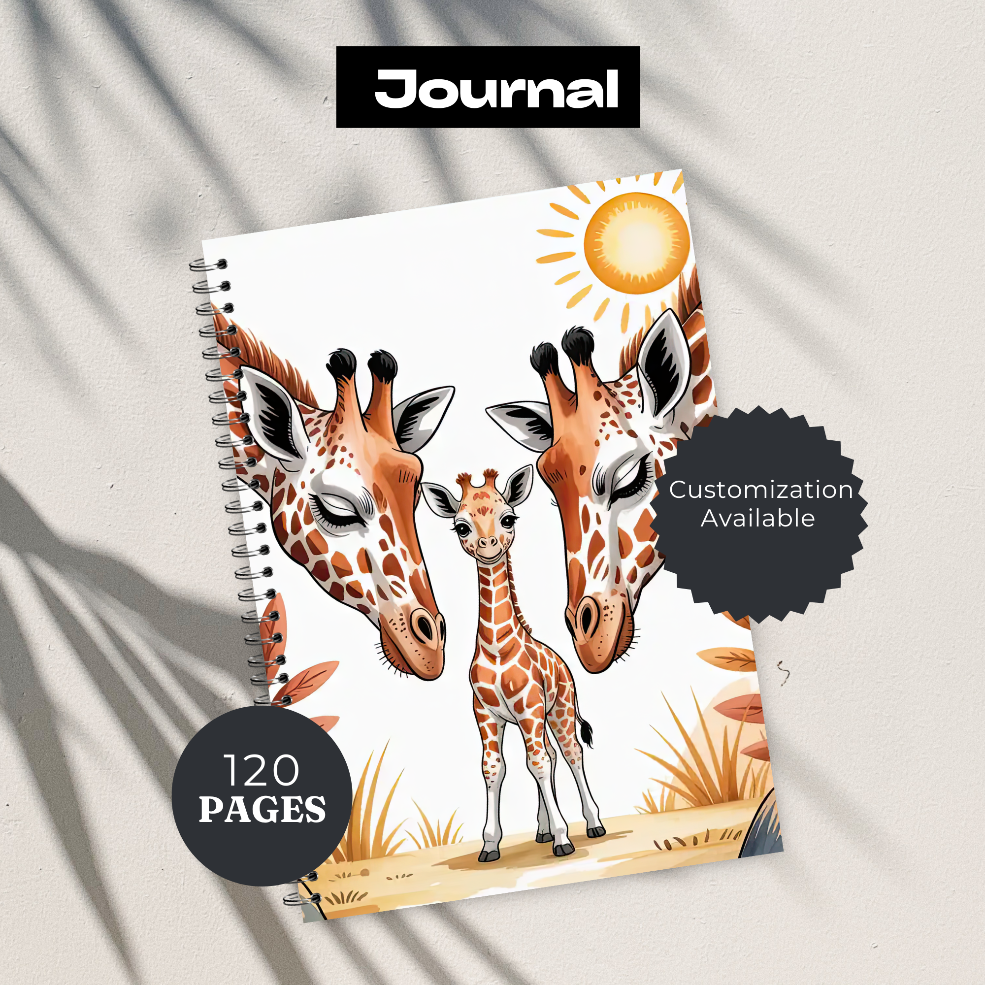 Tall & Kind Giraffe Writing Journal