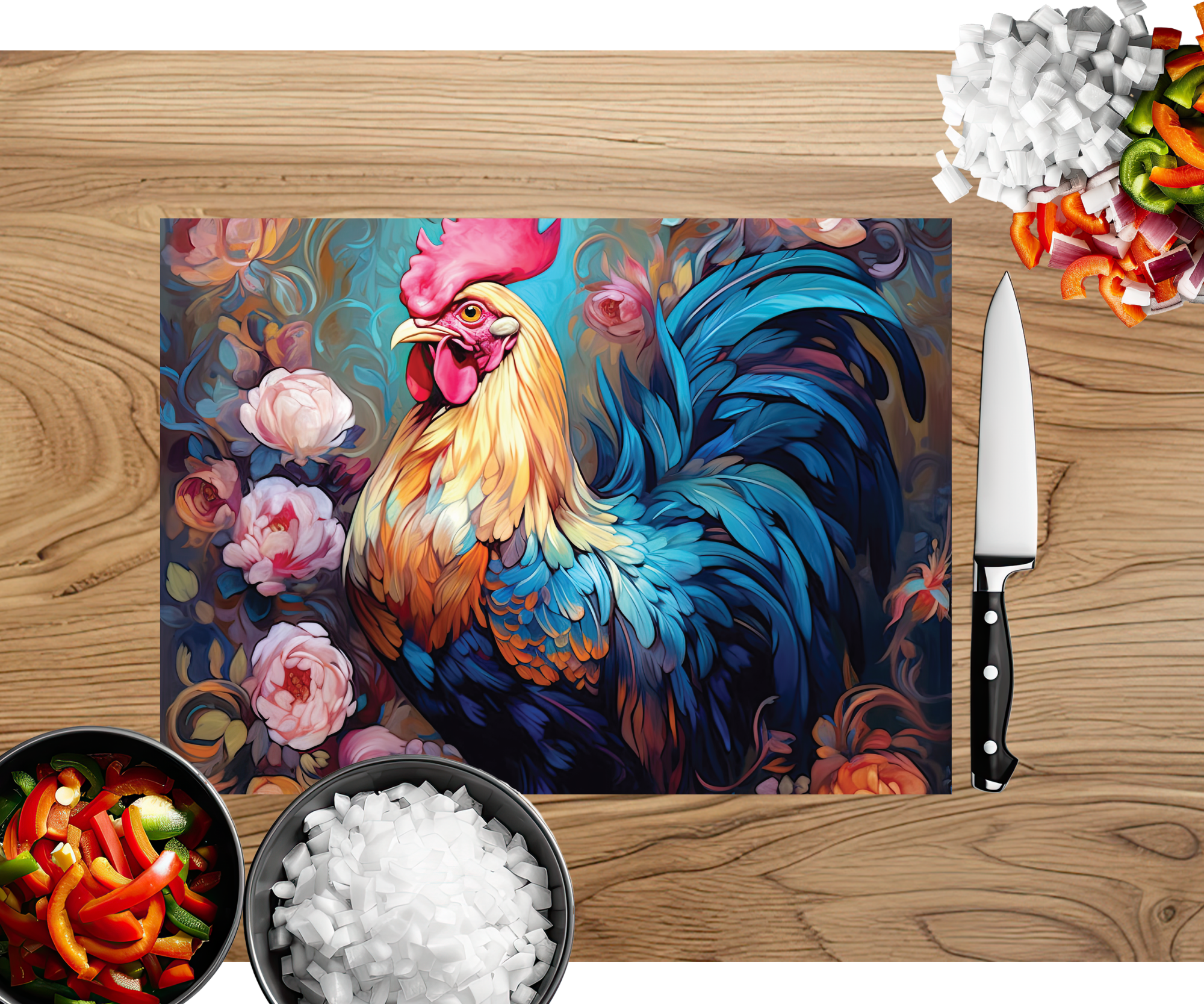 Cluck and Chop Chicken Cutting Boards